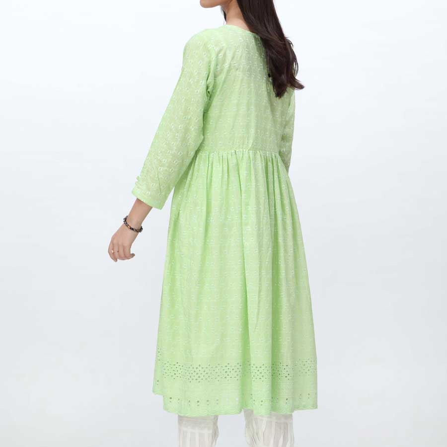 1PC- Embroidered Chikankari Shirt PS4174 - Image 3