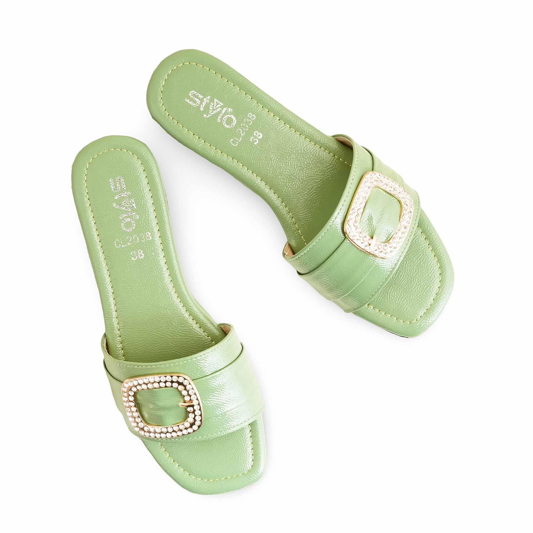 PISTAGREEN Casual Slipper For Ladies CL2038 - Image 5