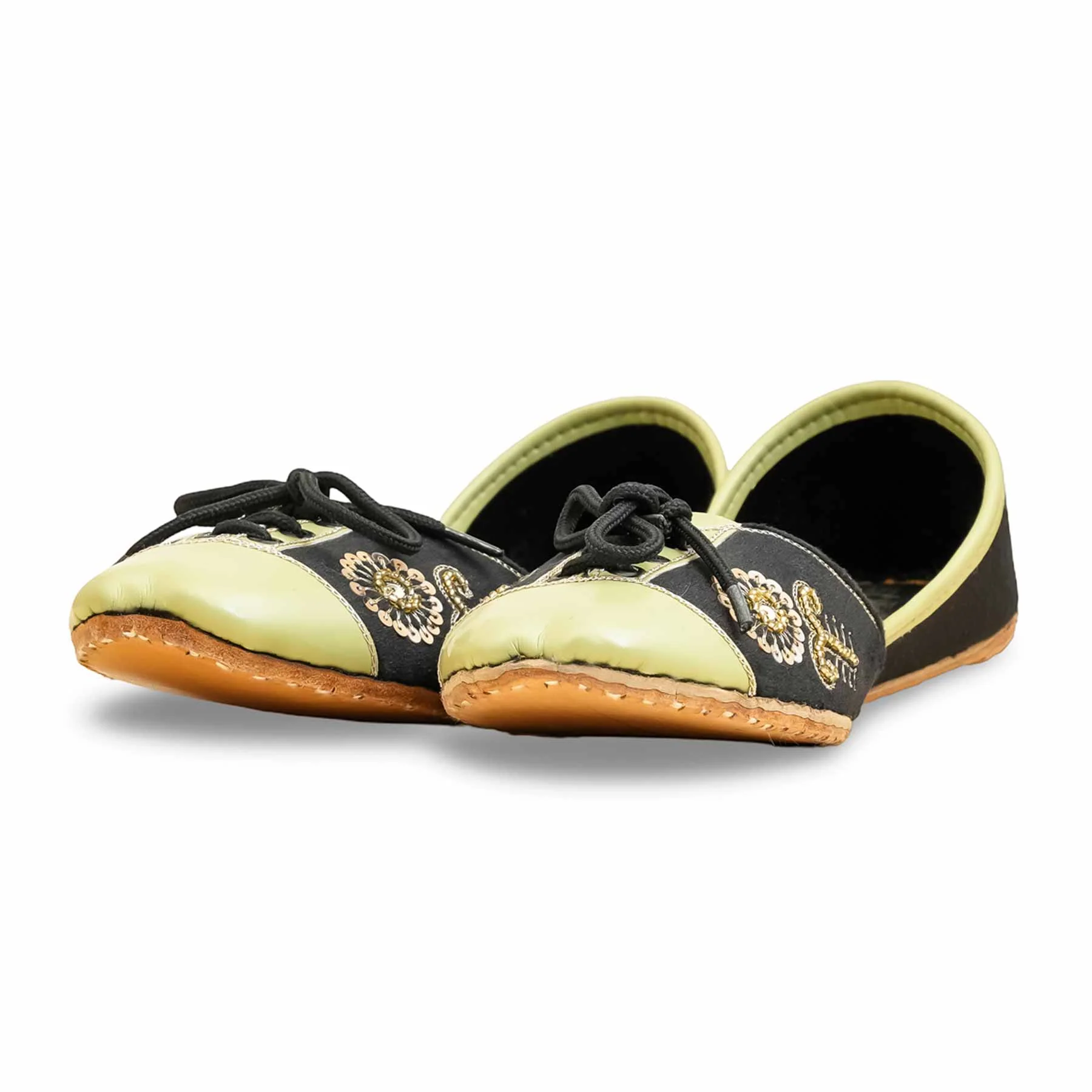 PISTAGREEN Ethnic Khussa For Ladies EC8594 - Image 3