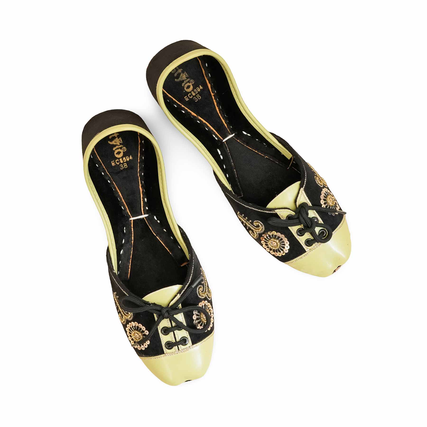 PISTAGREEN Ethnic Khussa For Ladies EC8594 - Image 5