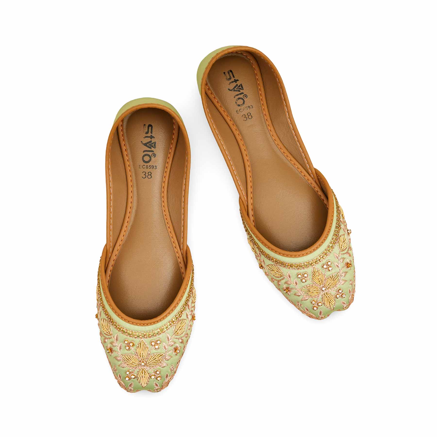 PISTAGREEN Fancy Khussa For Ladies EC8593 - Image 5