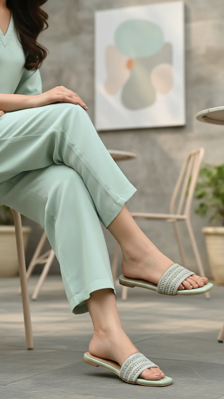 PISTAGREEN Formal Slipper For Ladies FR8463