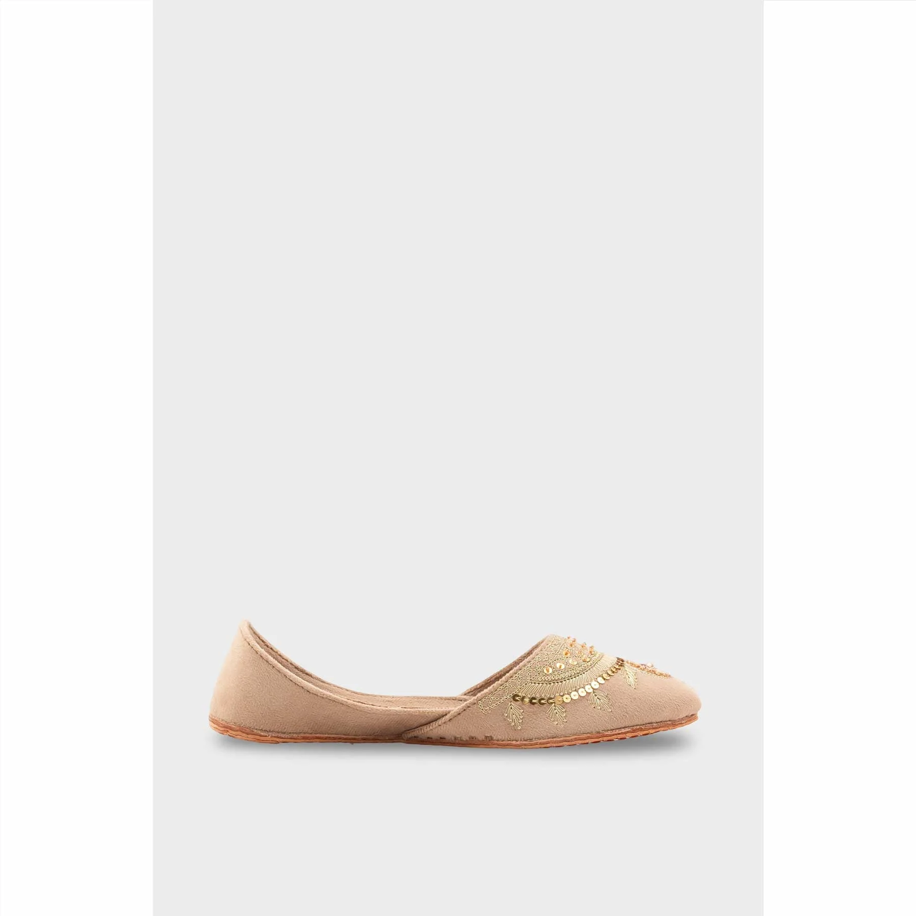 PISTAGREEN Leather Khussa For Women EC8765 - Image 3