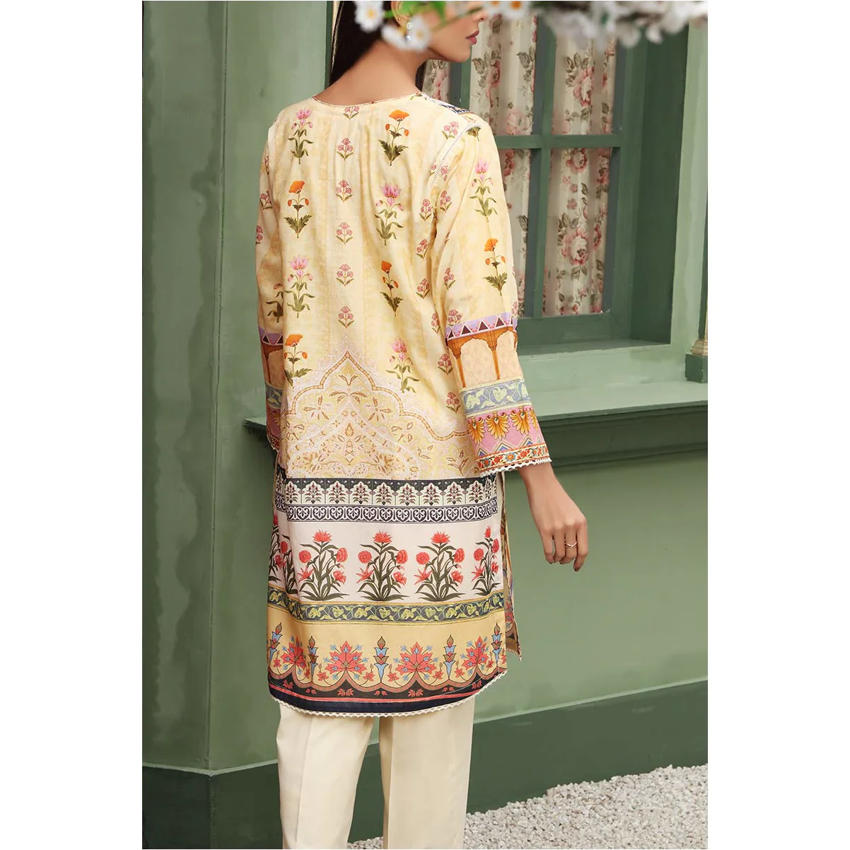 Printed Lawn Shirt PS1058 - Image 2