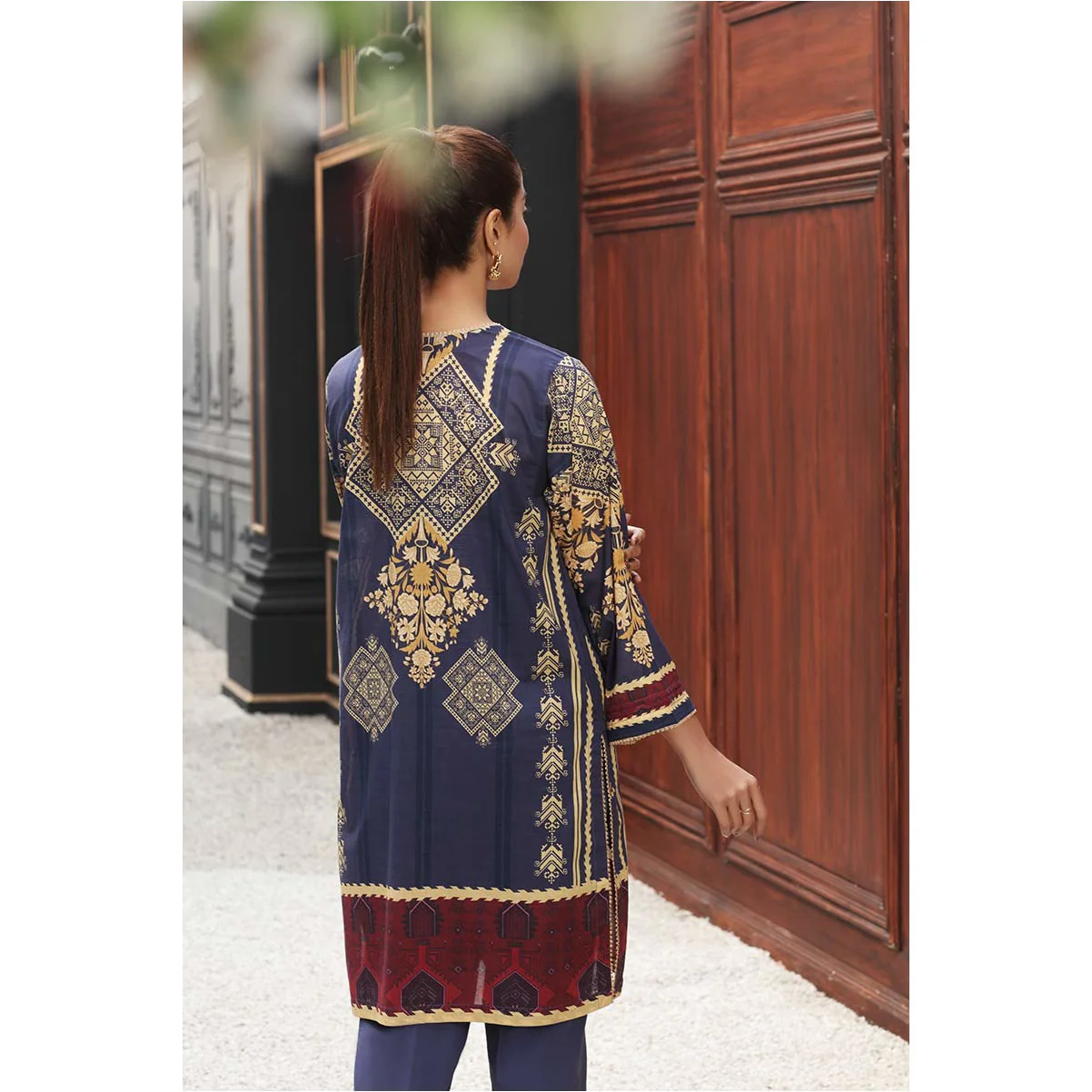 Printed Lawn Shirt PS1067 - Image 2
