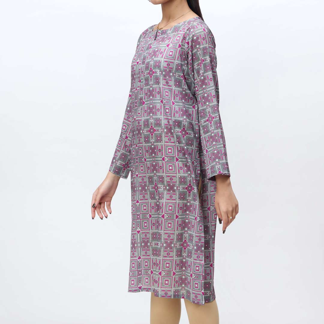 1PC-Unstitched Digital Printed Lawn Shirt PS4637 - Image 2