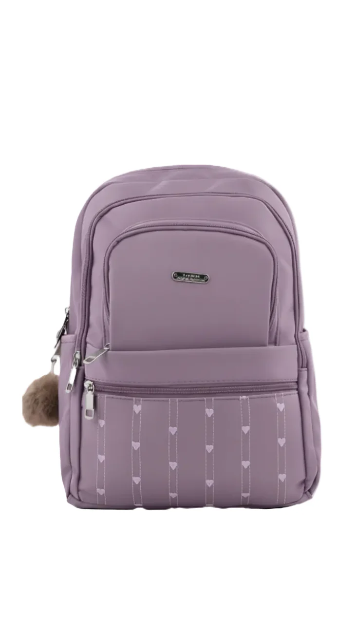 Purple Casual Back Pack For Women P47472 - Image 3