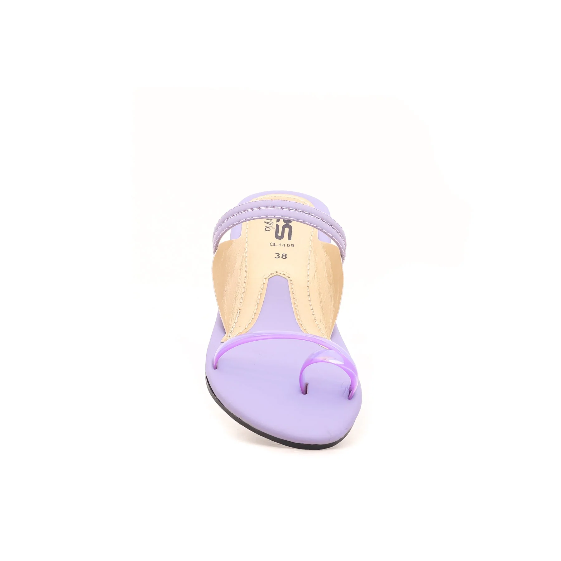 Purple Casual Chappal CL1409 - Image 3
