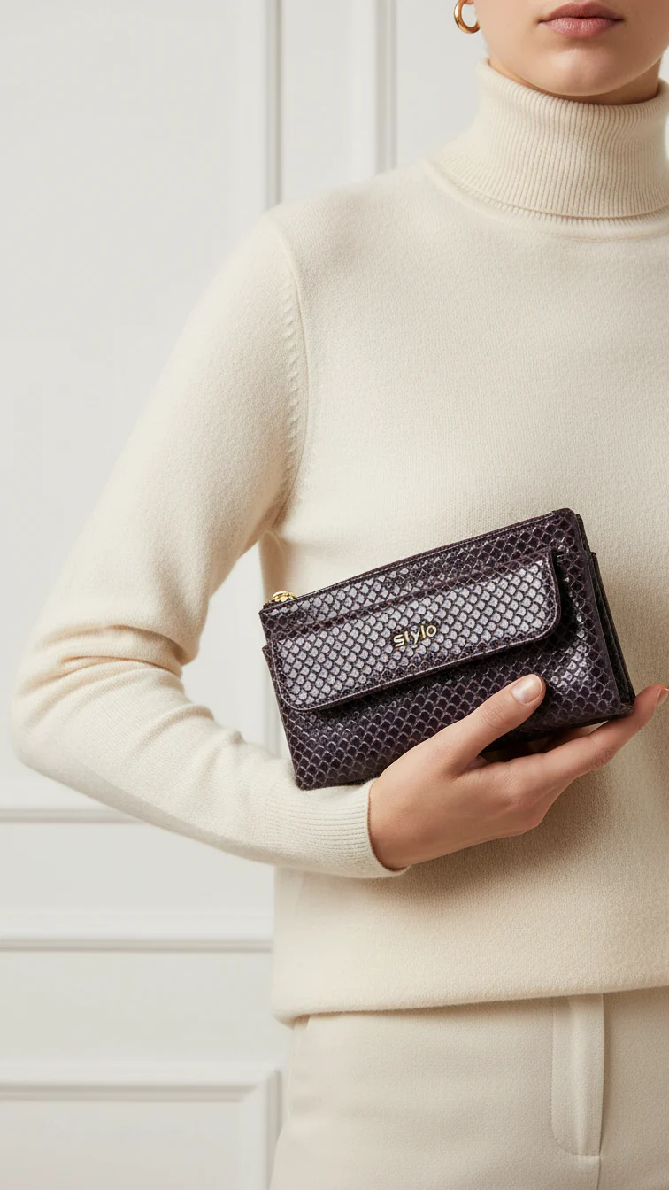 Purple Casual Pouch P97635