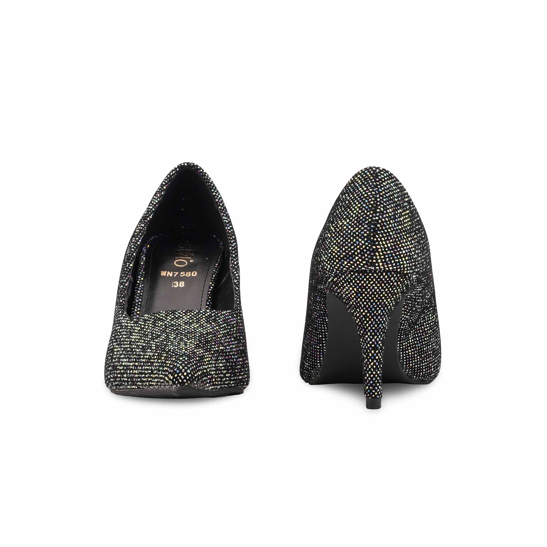 Purple Court Shoes For Women WN7580 - Image 4