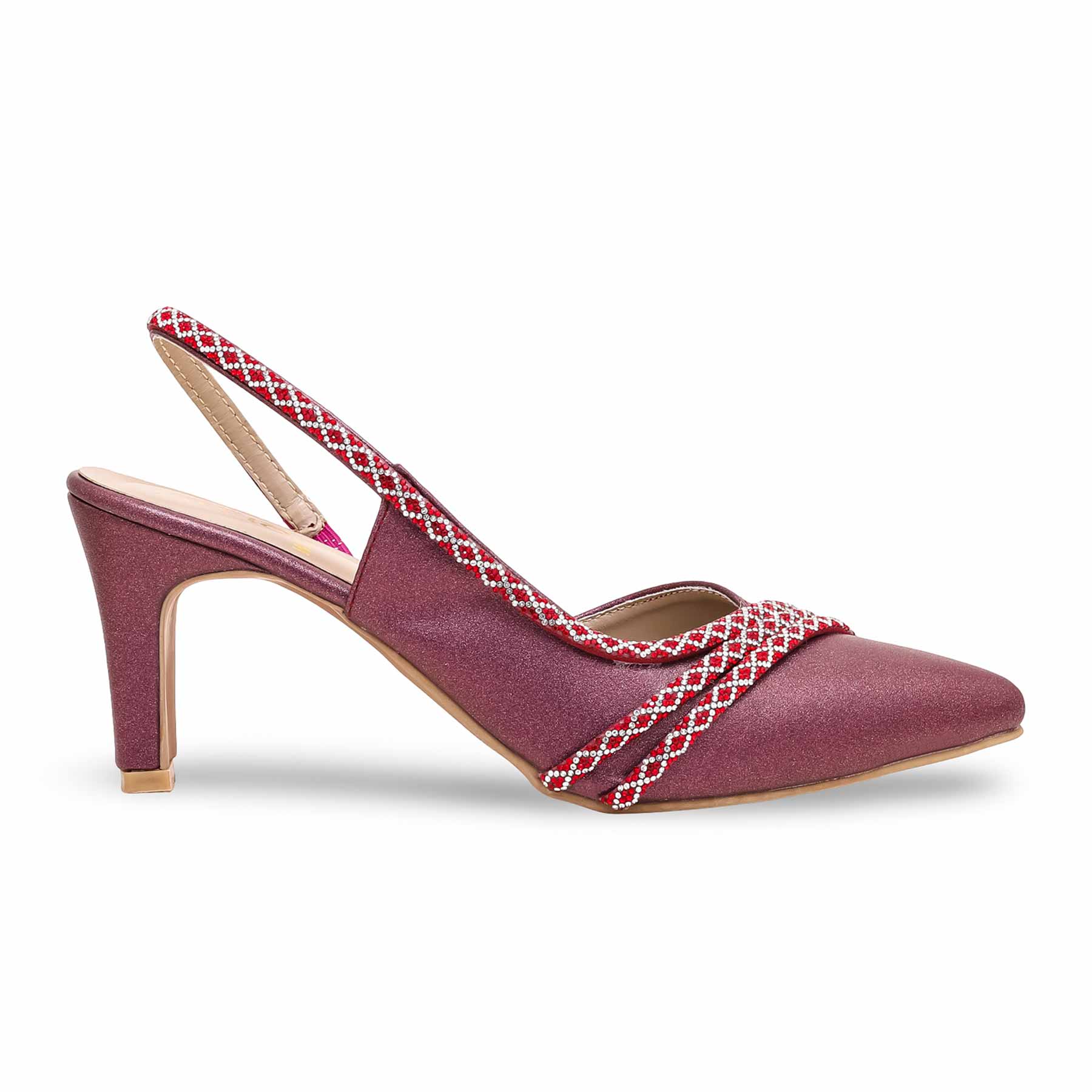 Purple Court Shoes WN7396 - Image 2