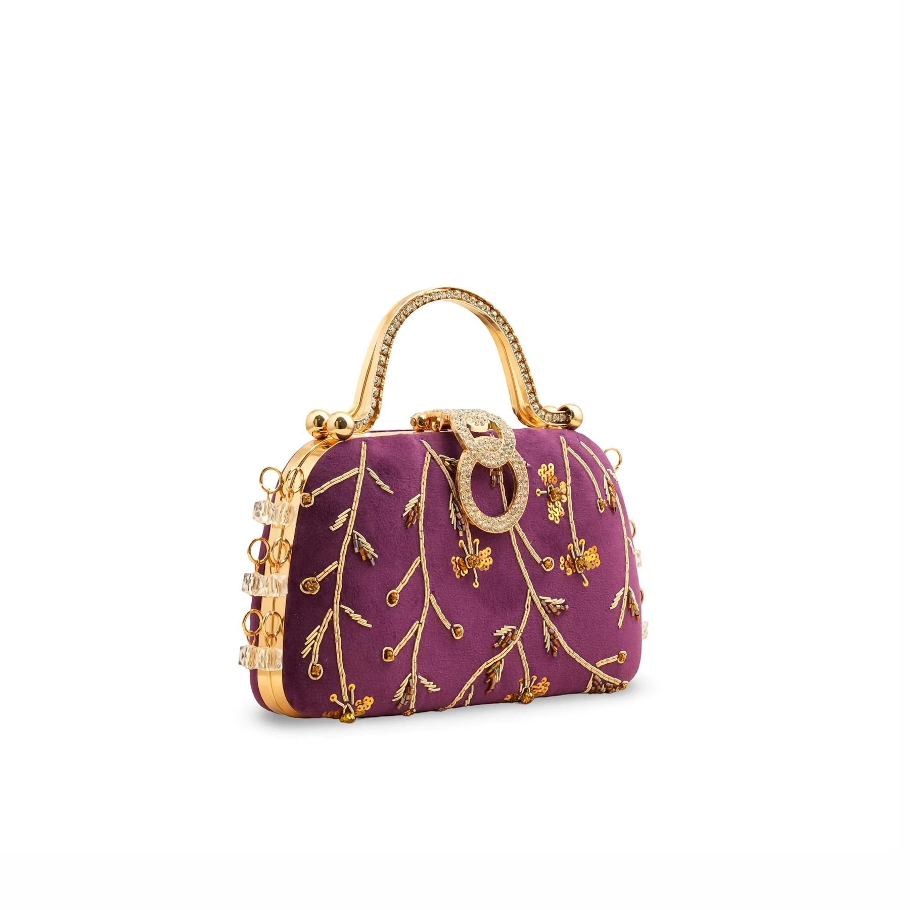 Purple Fancy Clutch P15400 - Image 3