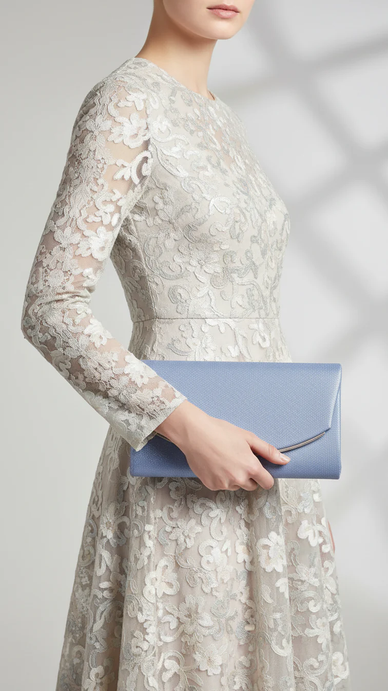 Purple Fancy Clutch P24163