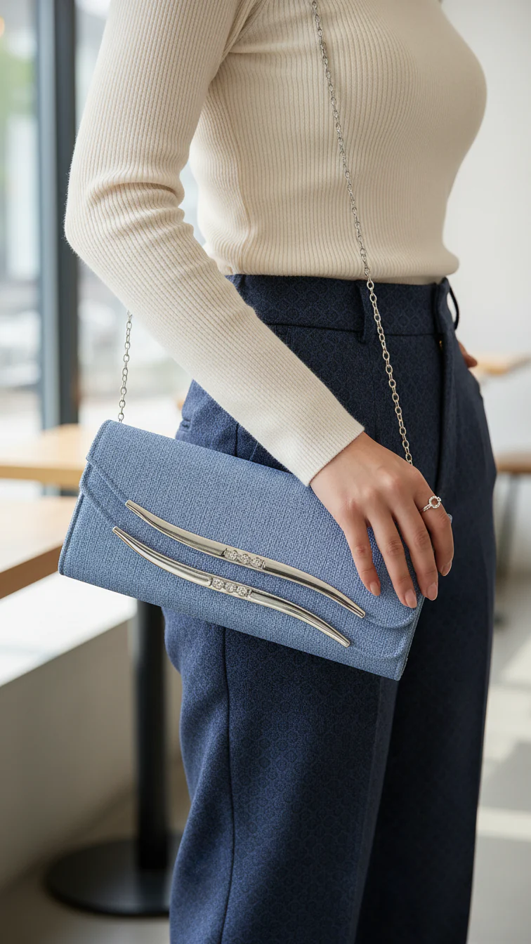 Purple Fancy Clutch P24172