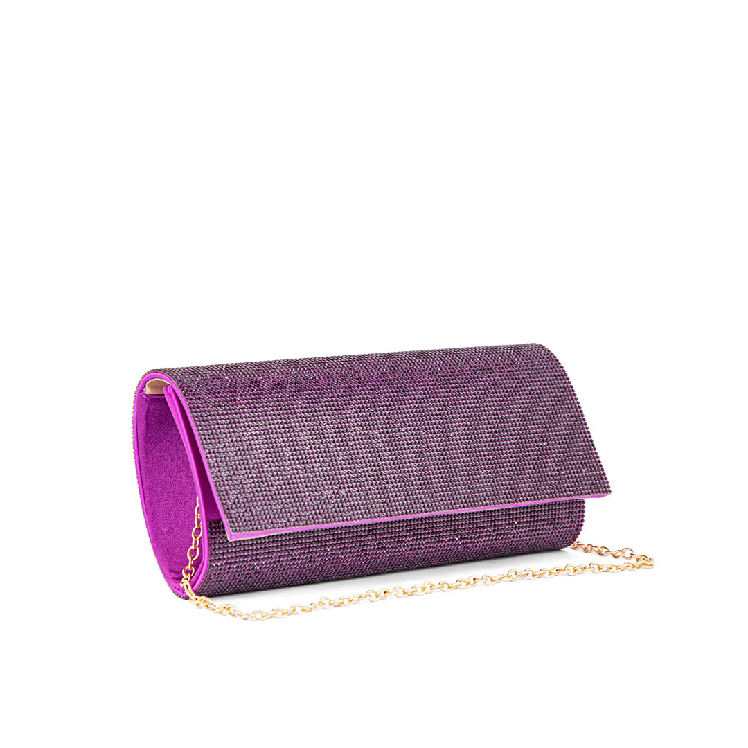 Purple Fancy Clutch P24328 - Image 2