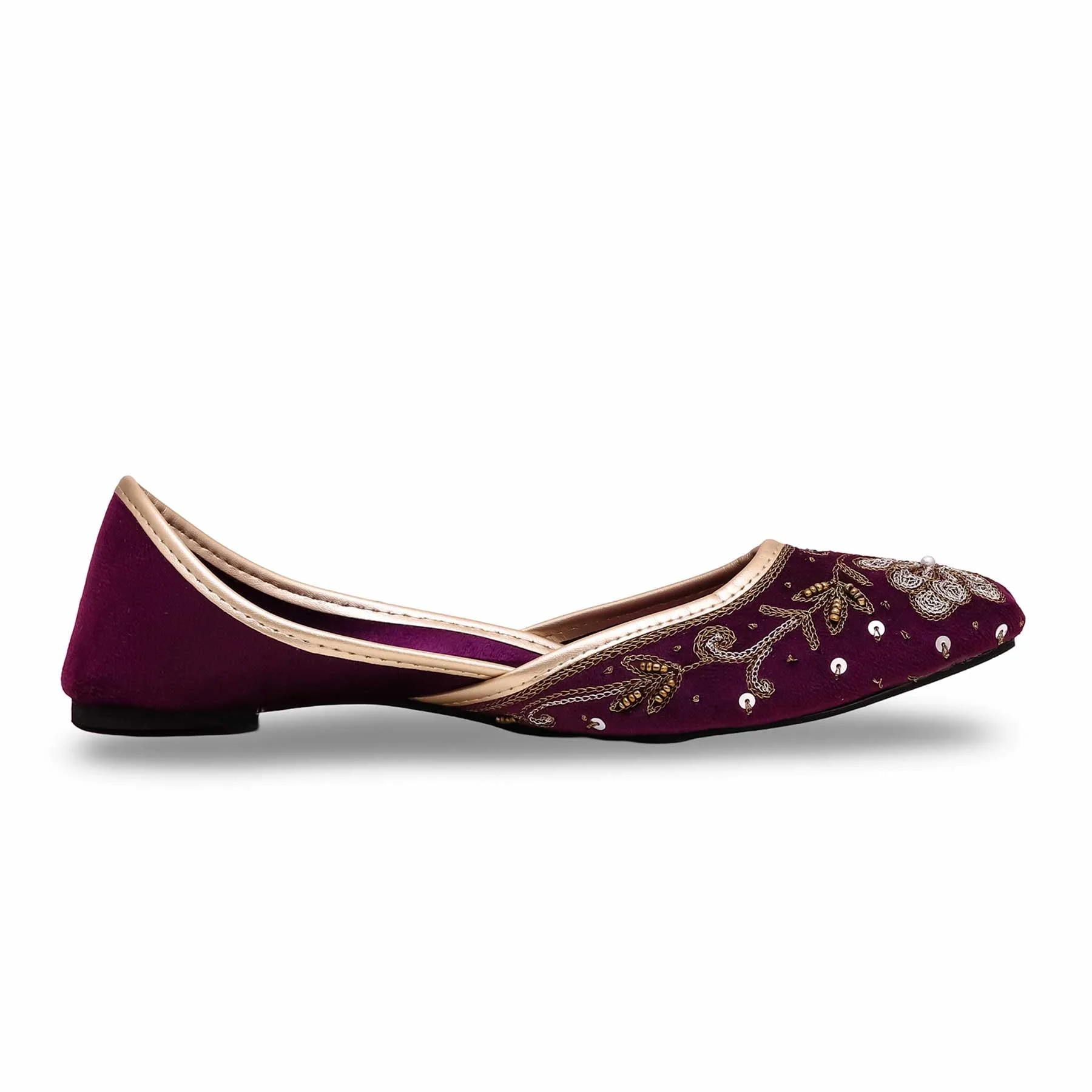 Purple Fancy Khussa EC8445 - Image 2