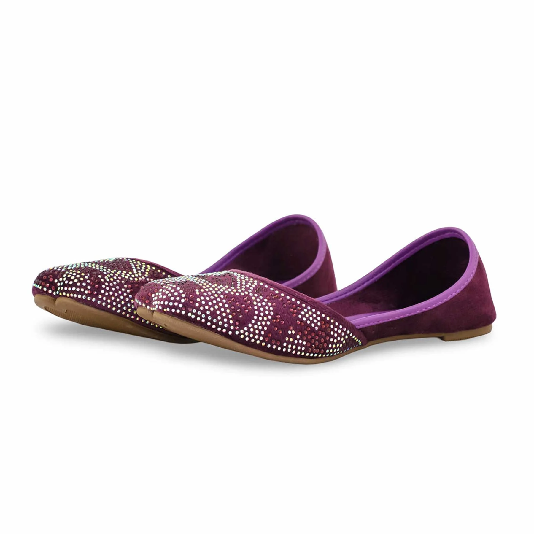 Purple Fancy Khussa EC8506 - Image 3