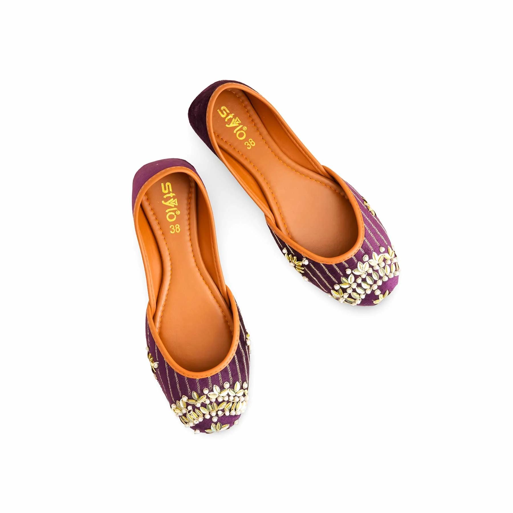 Purple Fancy Khussa EC8525 - Image 5