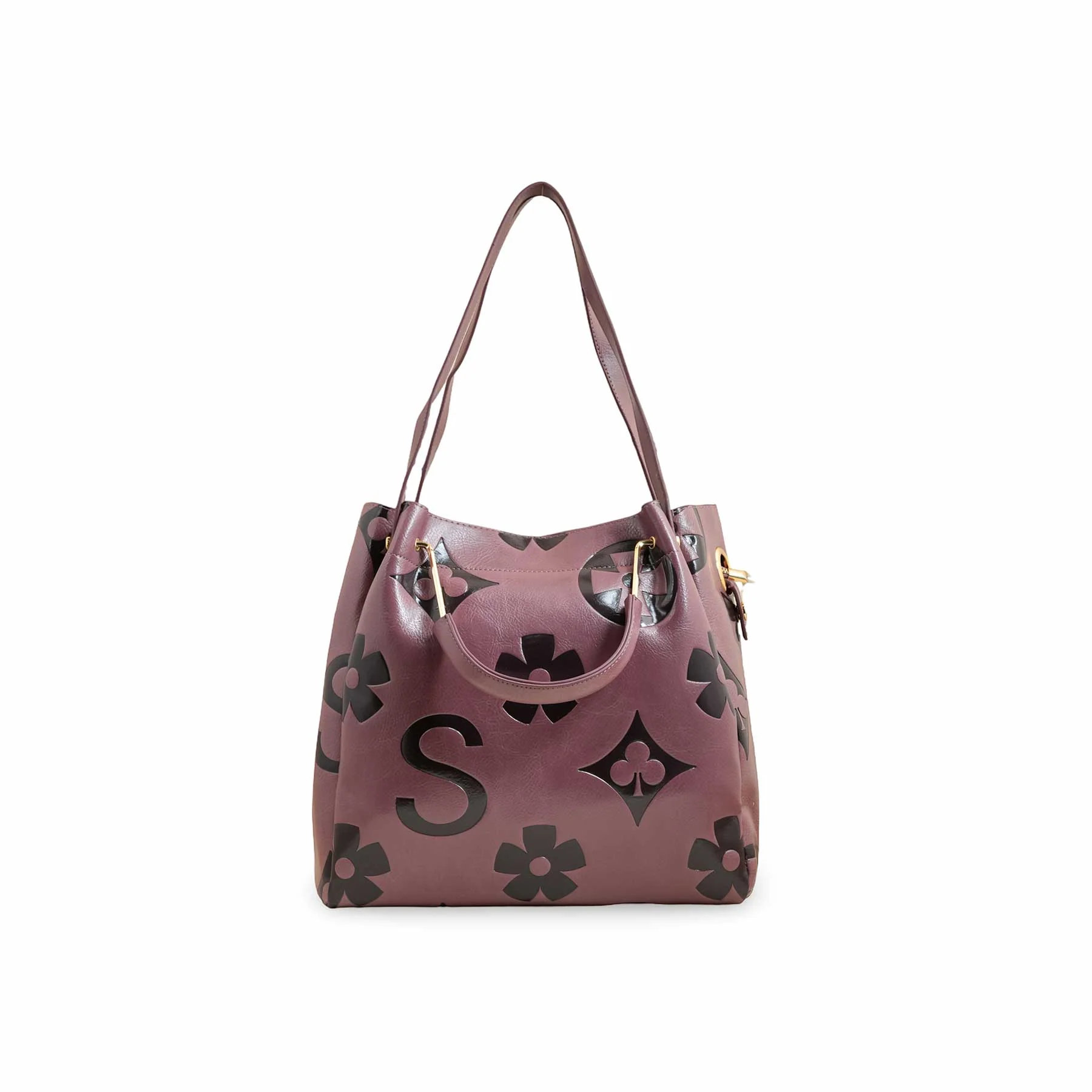 Purple Formal Hand Bag For Women P36220 - Image 2