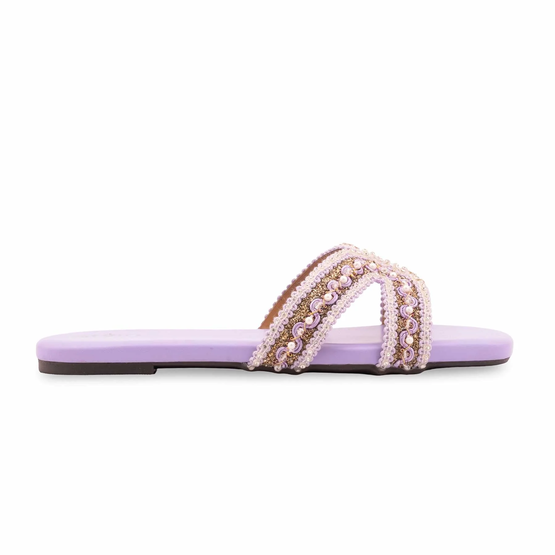 Purple Formal Slipper For Women FR8531 - Image 2