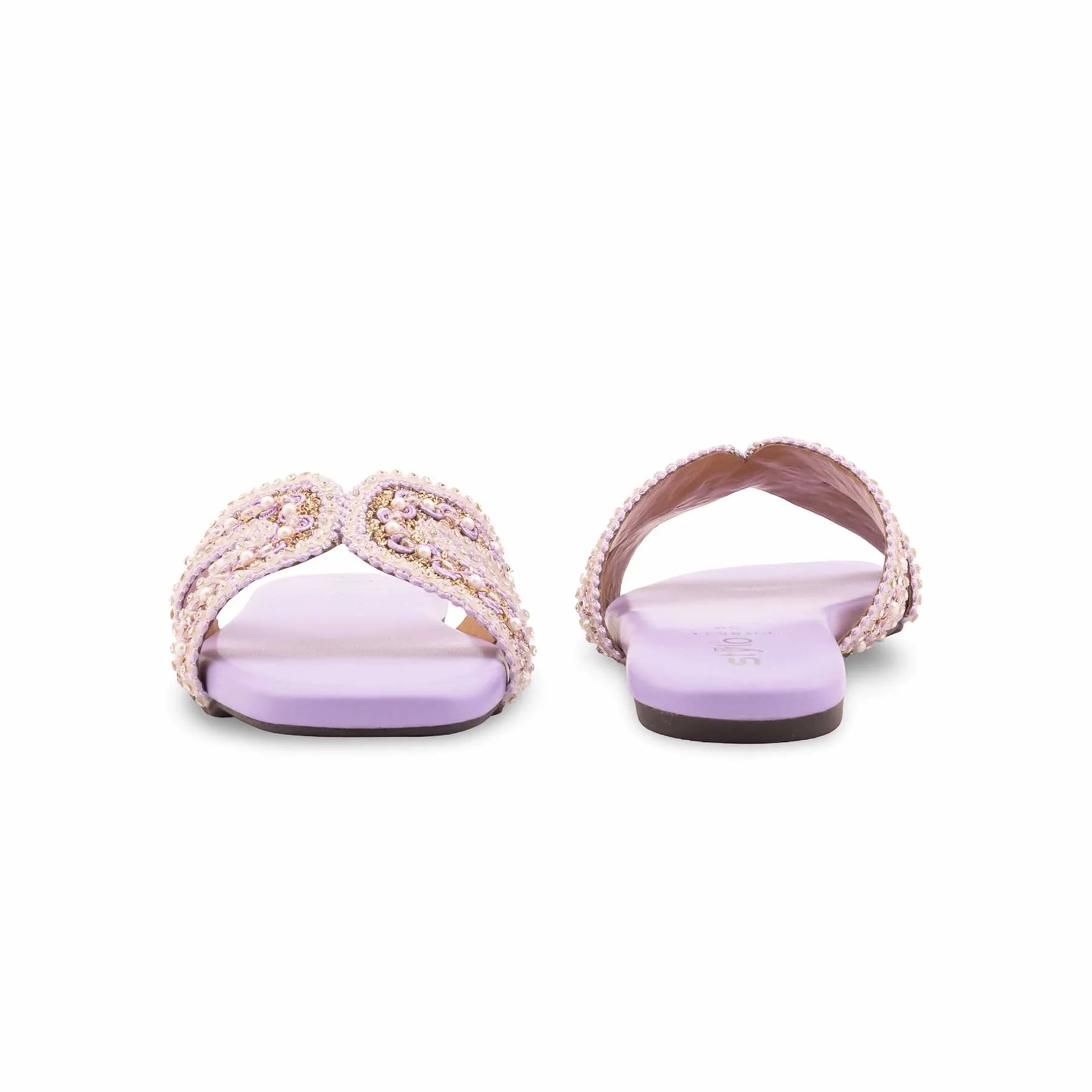 Purple Formal Slipper For Women FR8531 - Image 4