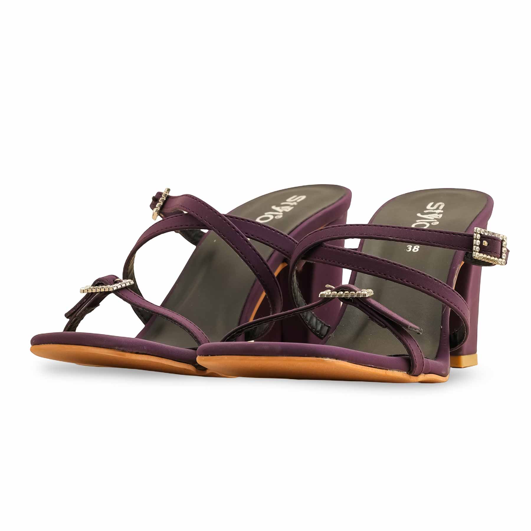 Purple Formal Women Slipper FR8368 - Image 3