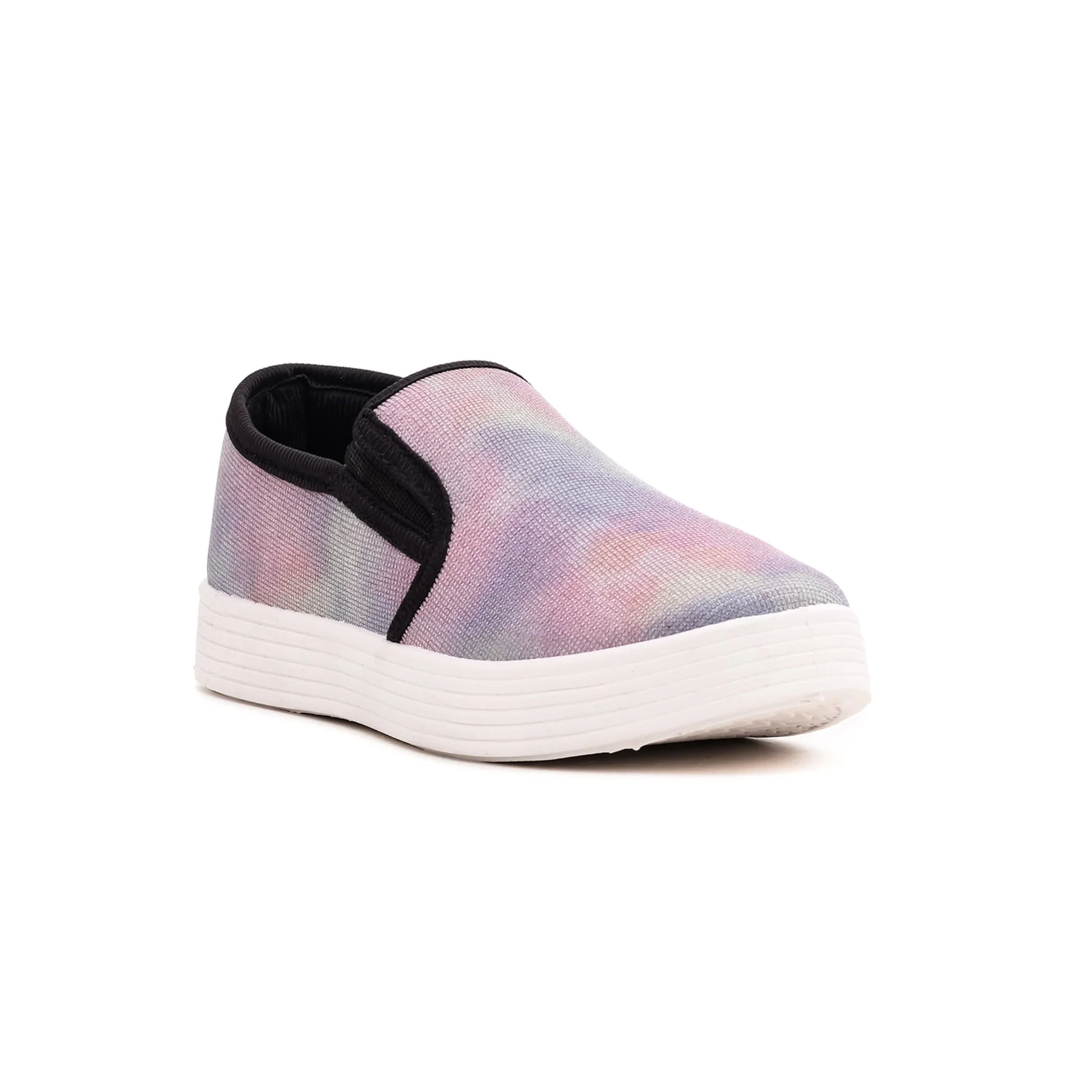 Purple Slip-on Sneakers AT9084 - Image 2