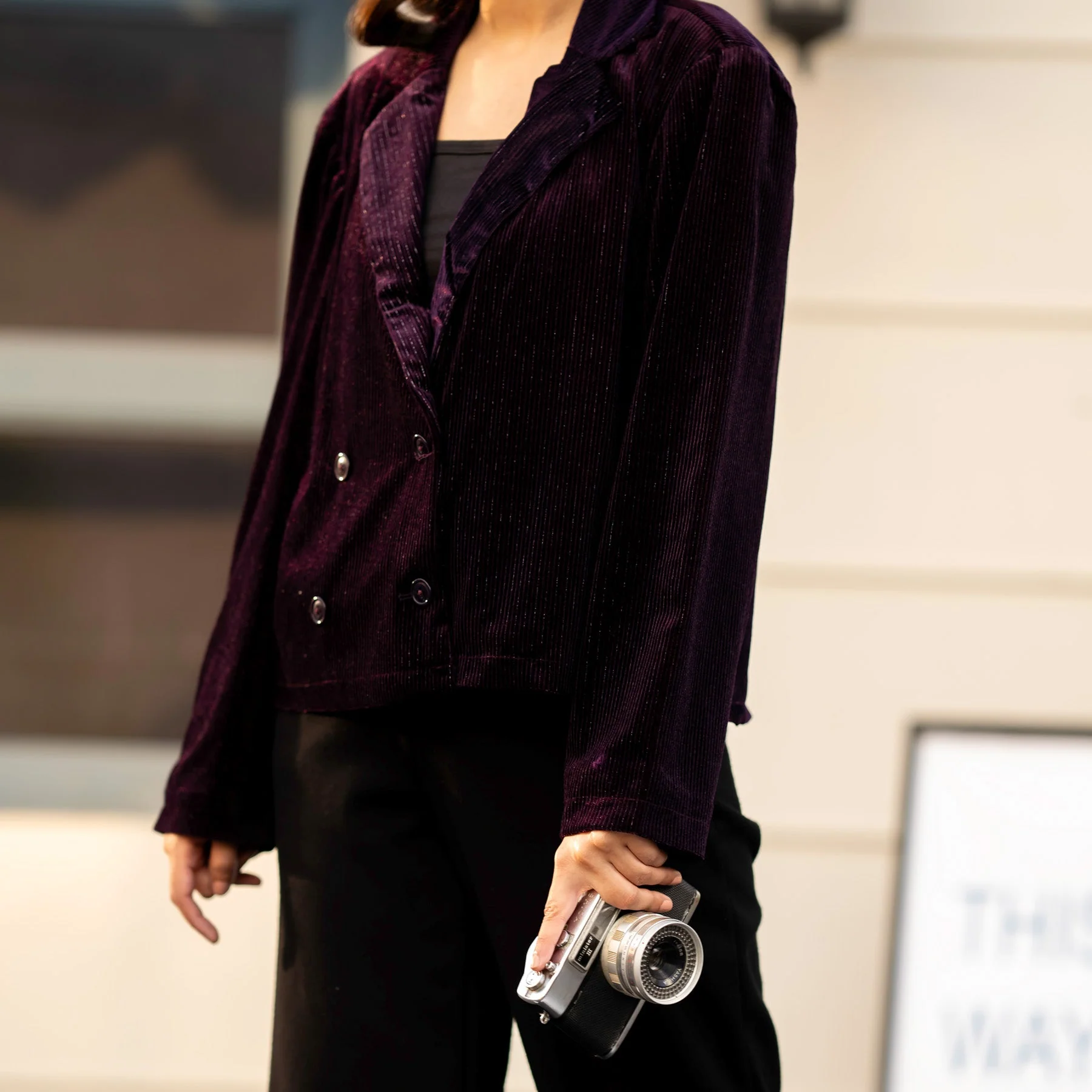 Purple Velvet Jacket PW4275 - Image 2