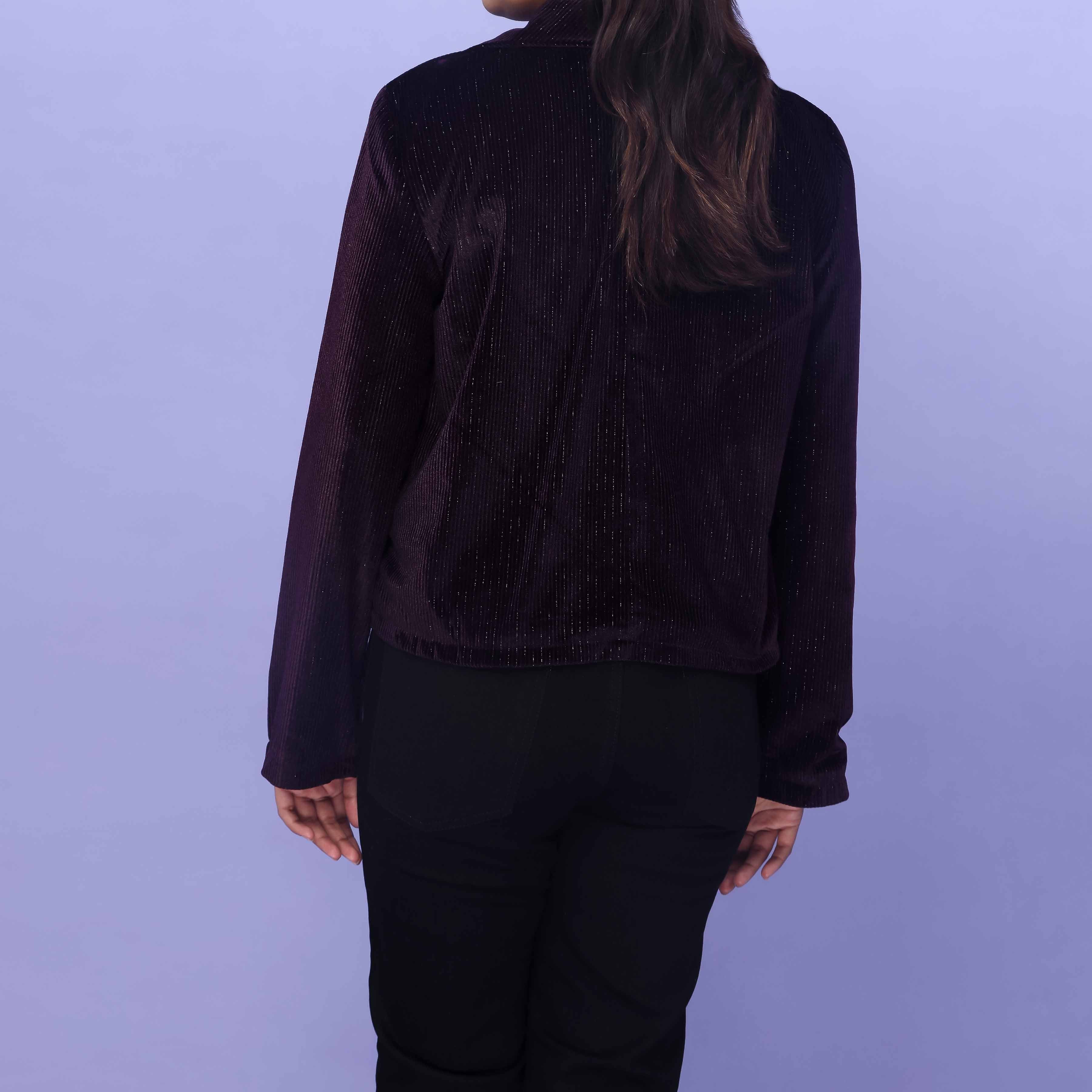 Purple Velvet Jacket PW4275 - Image 3