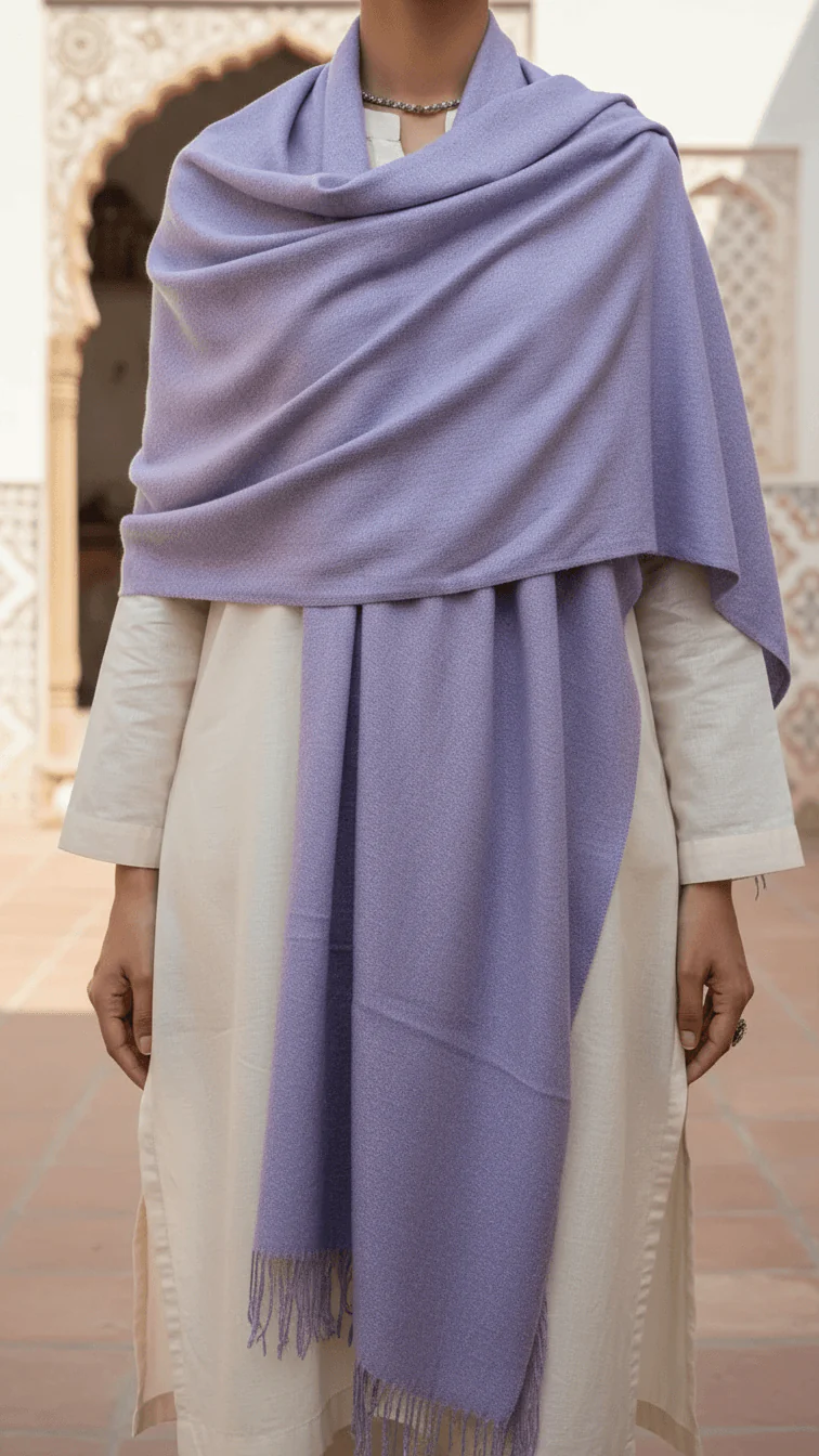 Purple Winter Stole PN5215