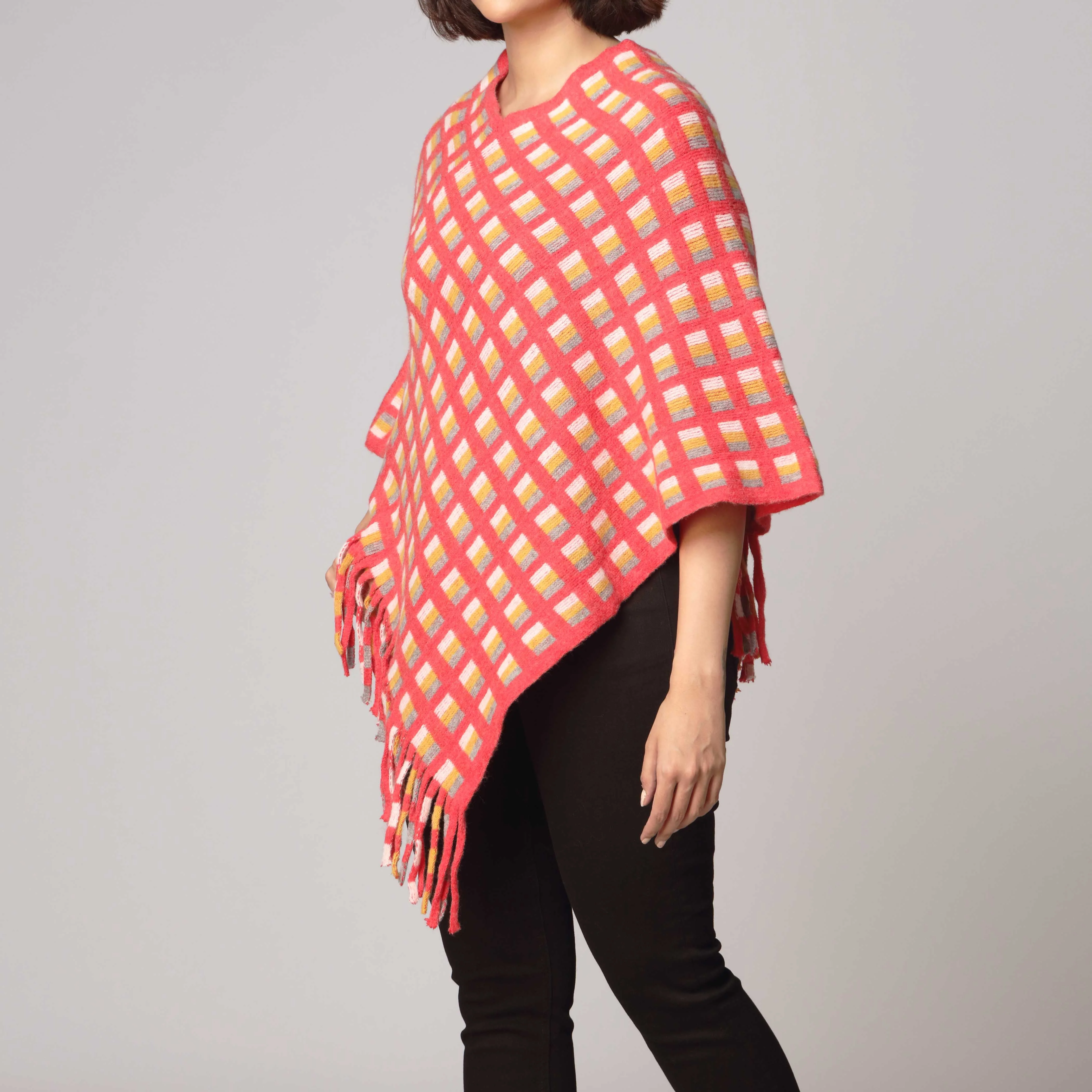Red Cape Shawl PW2803 - Image 2