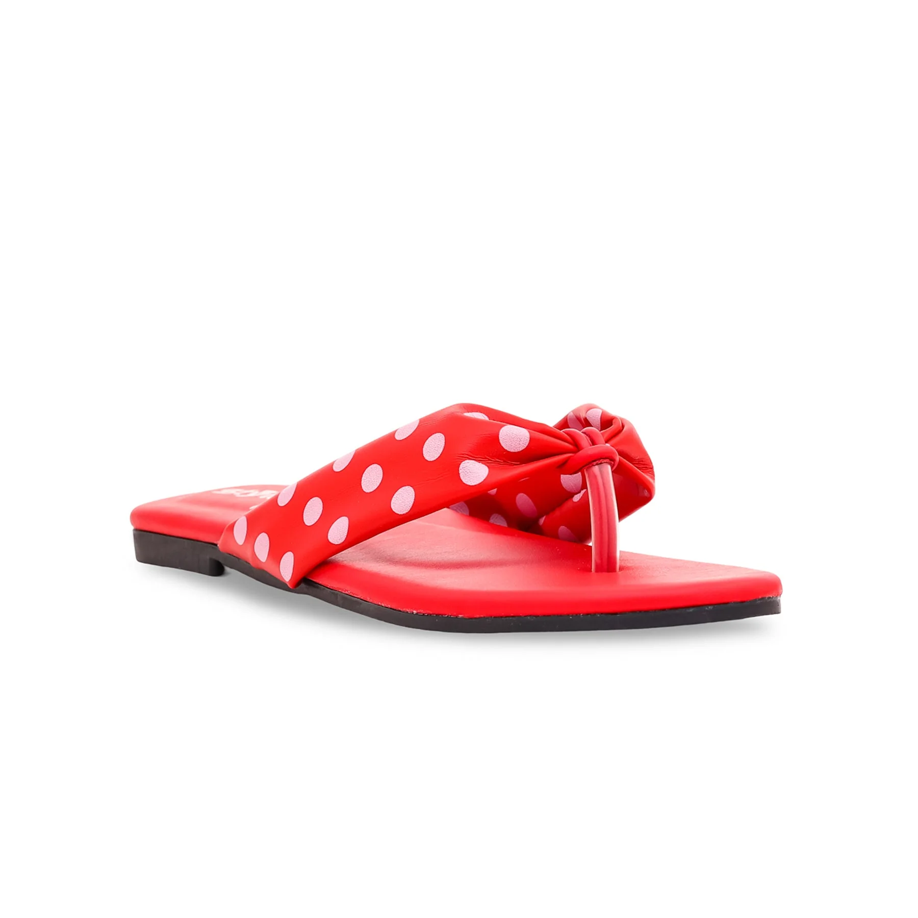 Red Casual Chappal CL1798 - Image 2