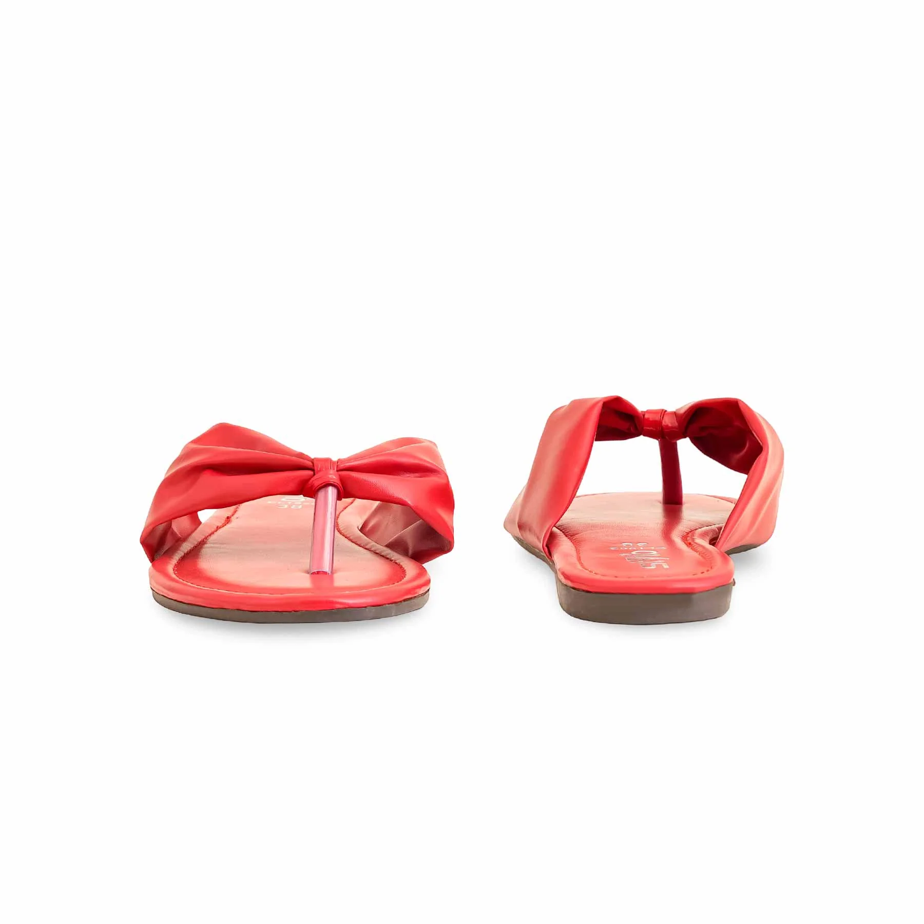 Red Casual Chappal CL1962 - Image 4