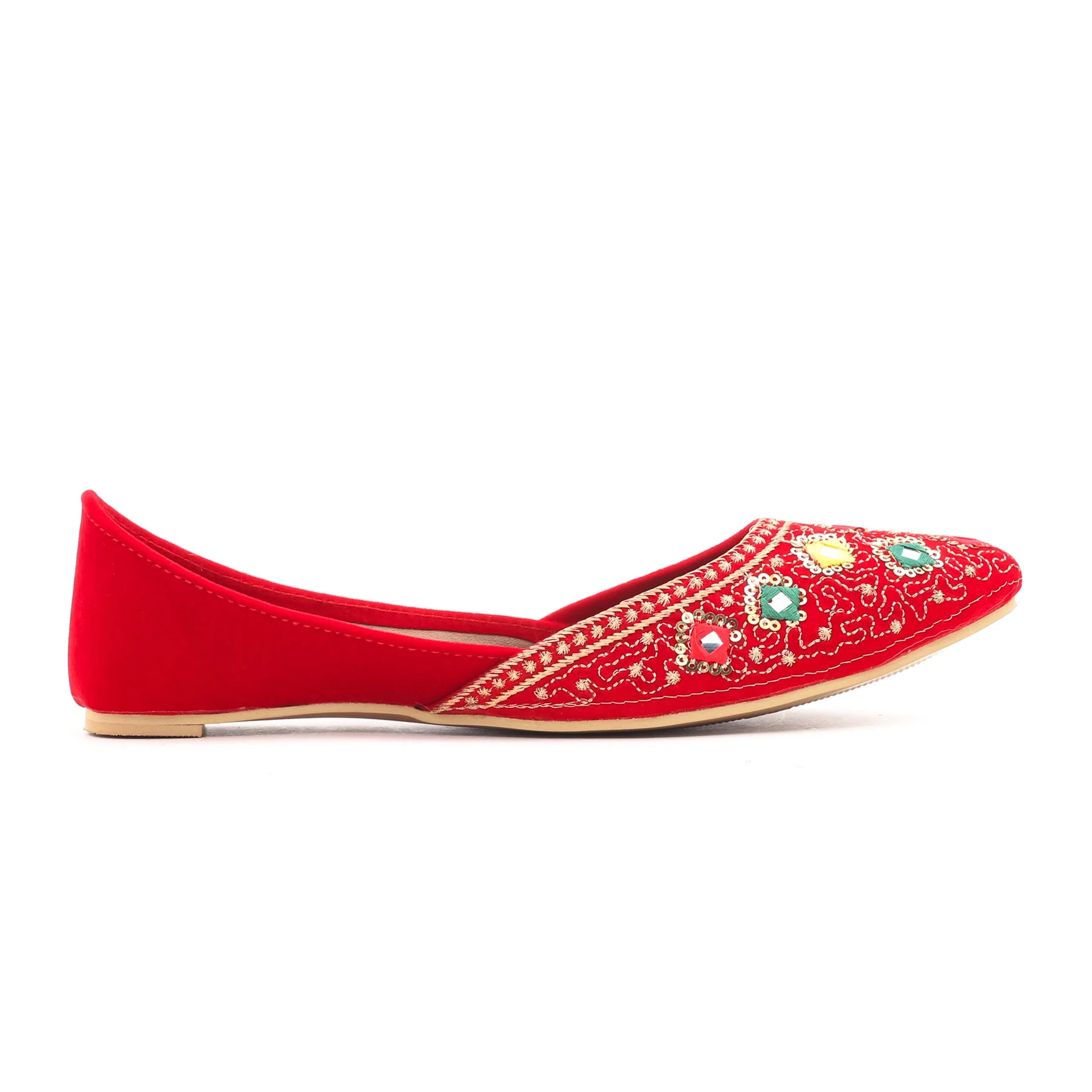 Red Casual Khussa EC8029 - Image 2