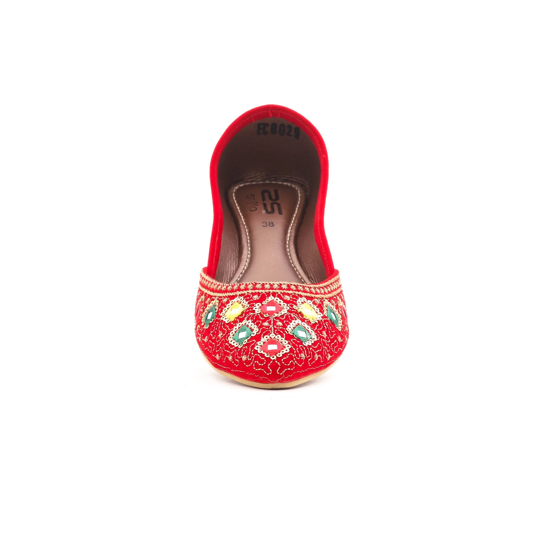 Red Casual Khussa EC8029 - Image 3