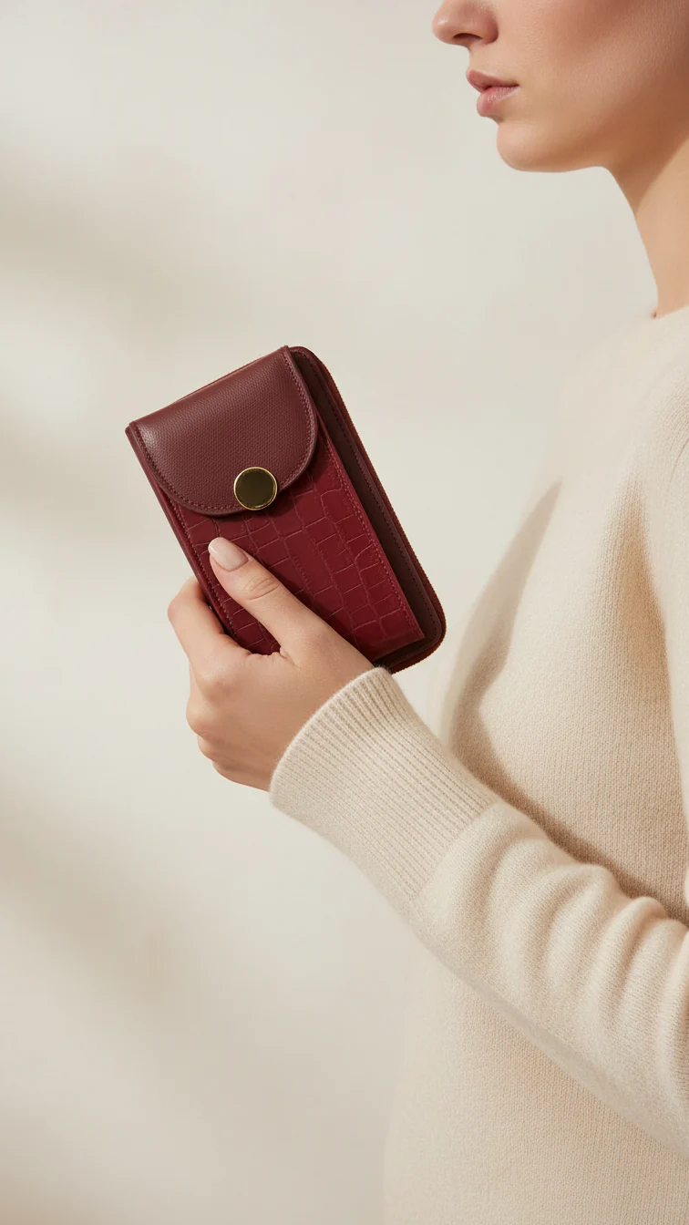 Red Casual Pouch For Ladies P97622