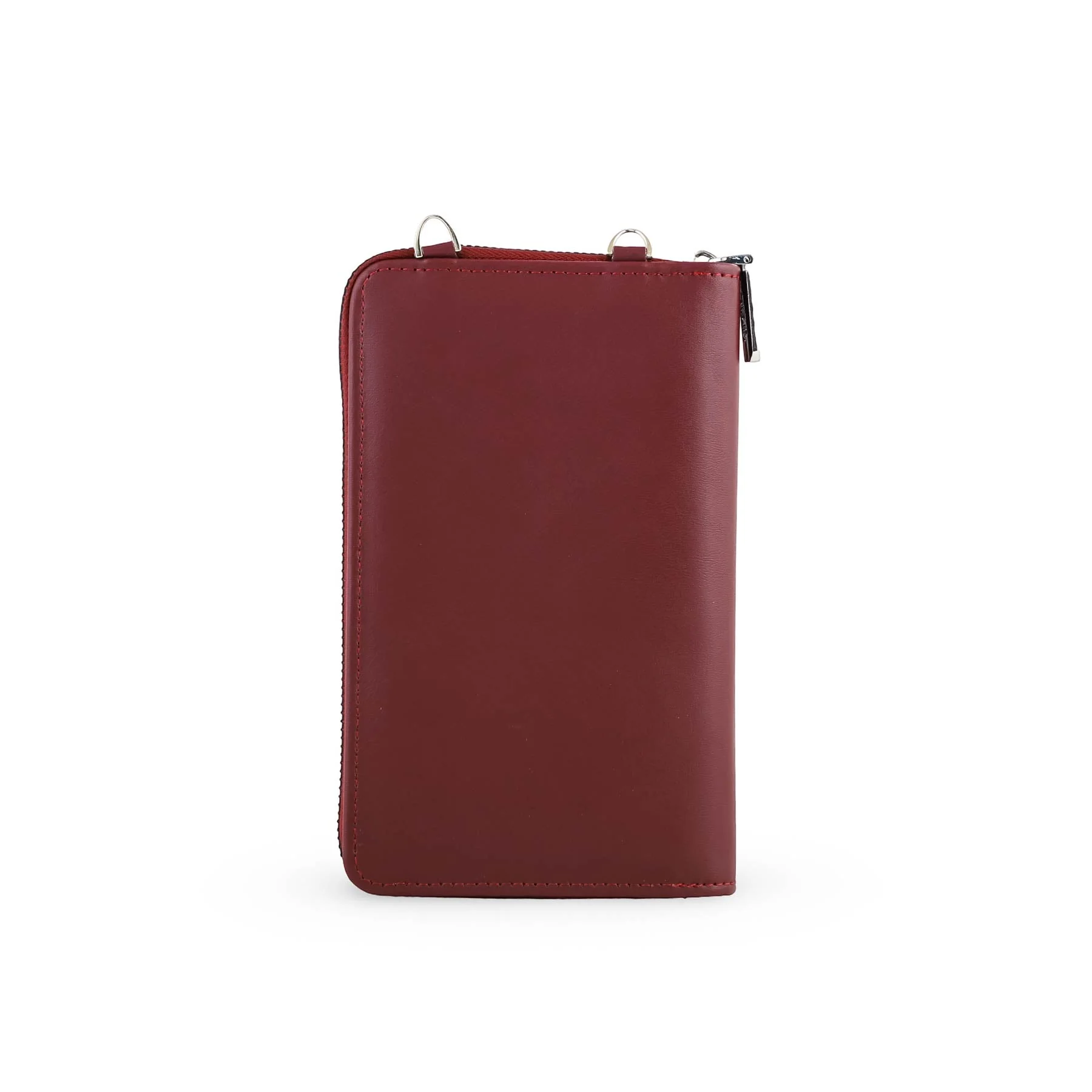 Red Casual Pouch For Women P97620 - Image 4