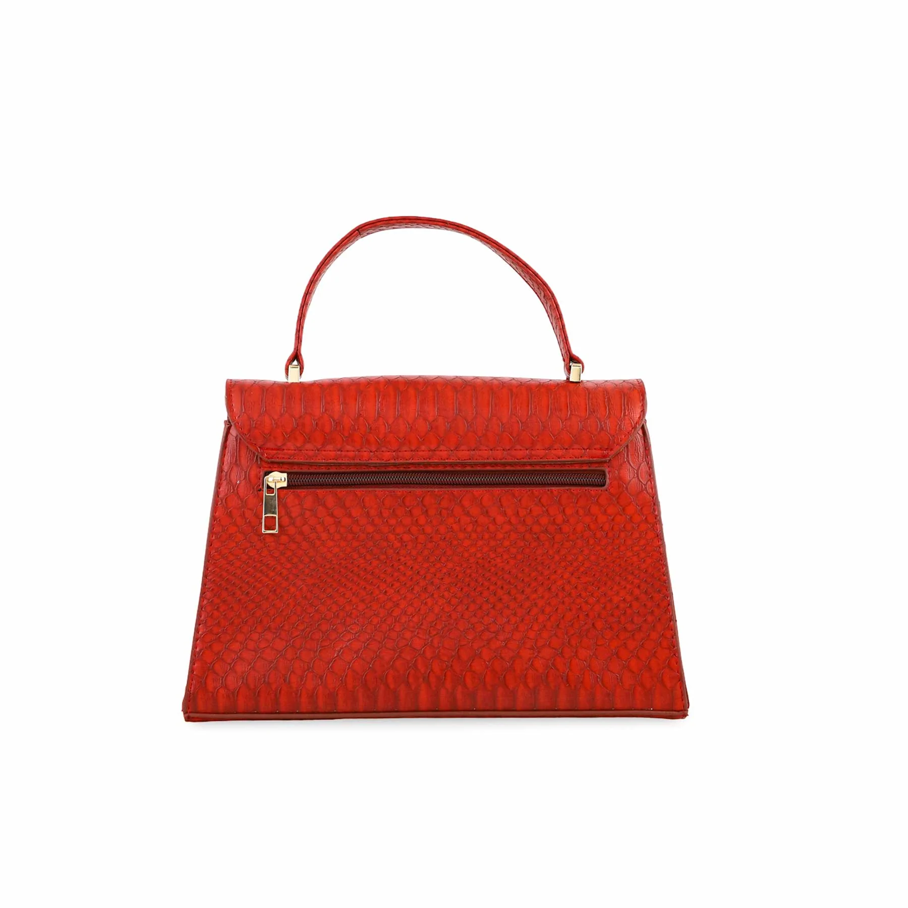 Red Casual Shoulder Bag For Women P55632 - Image 3
