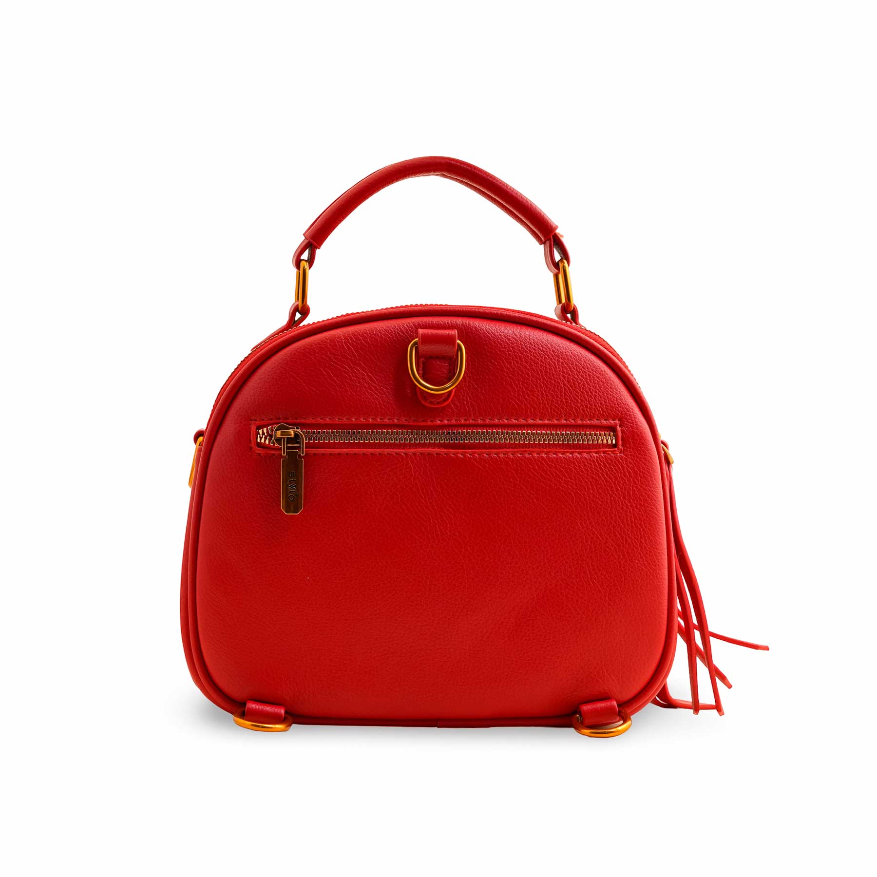Red Casual Shoulder Bag P36391 - Image 4