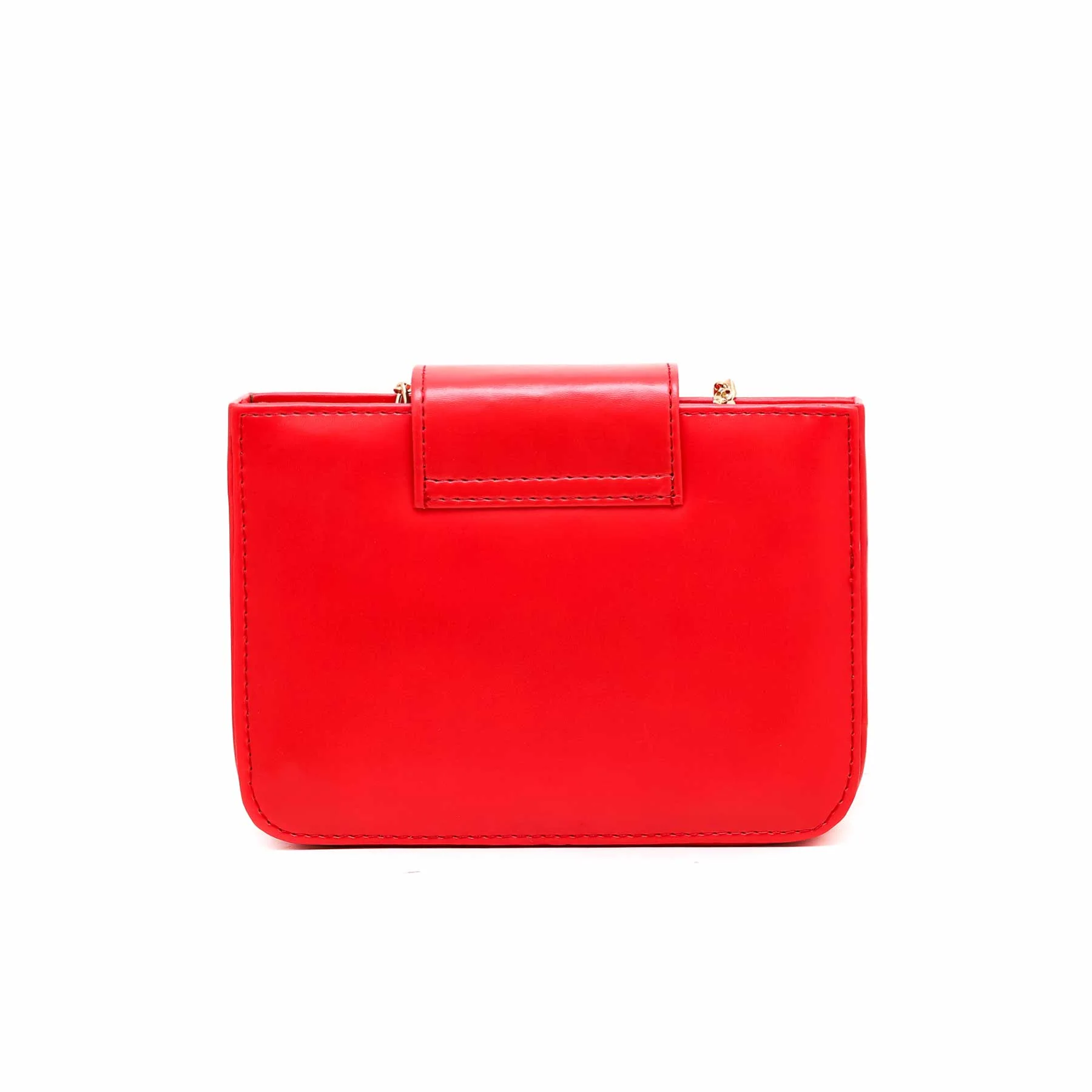 Red Casual Shoulder Bag P55383 - Image 3