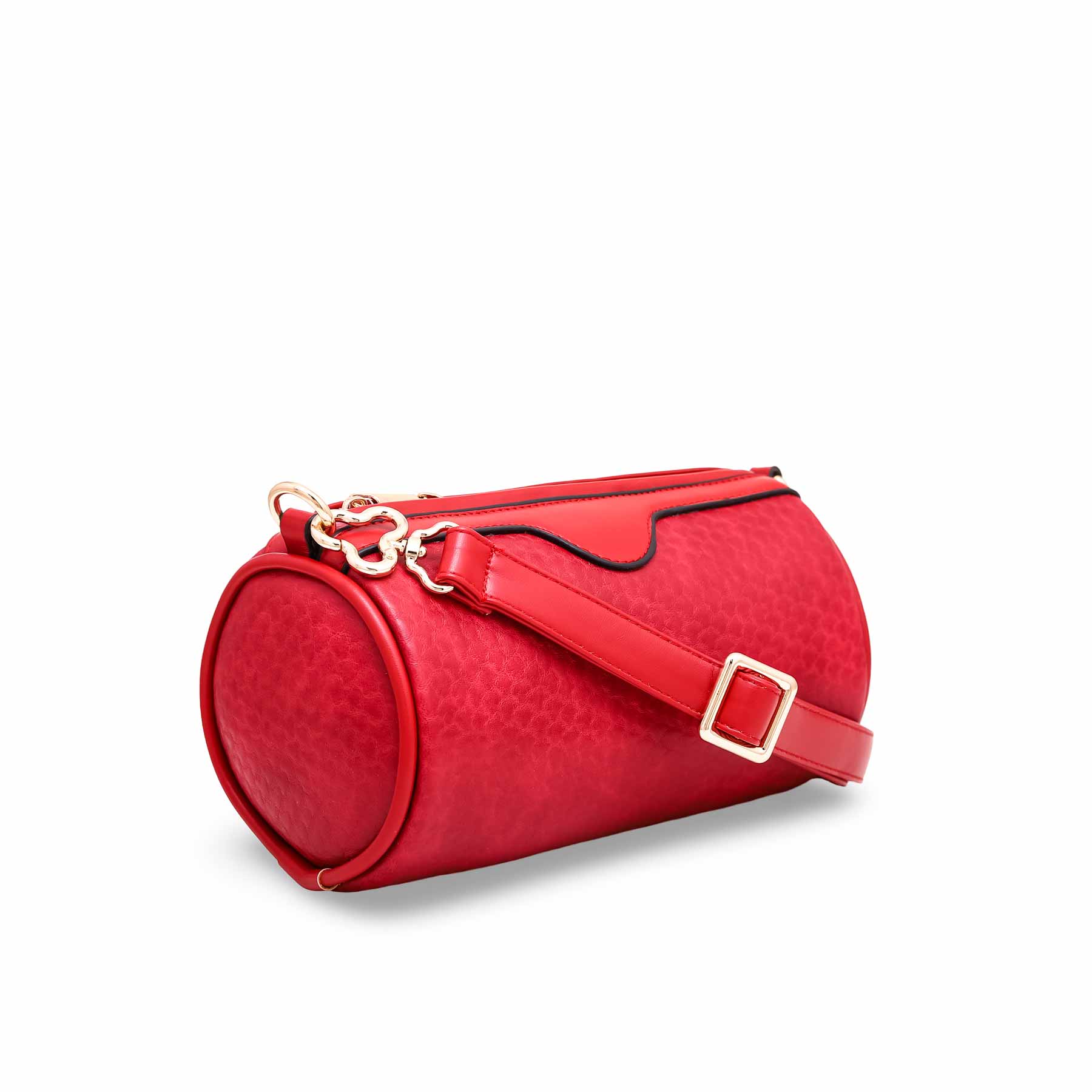 Red Casual Shoulder Bag P55582 - Image 2