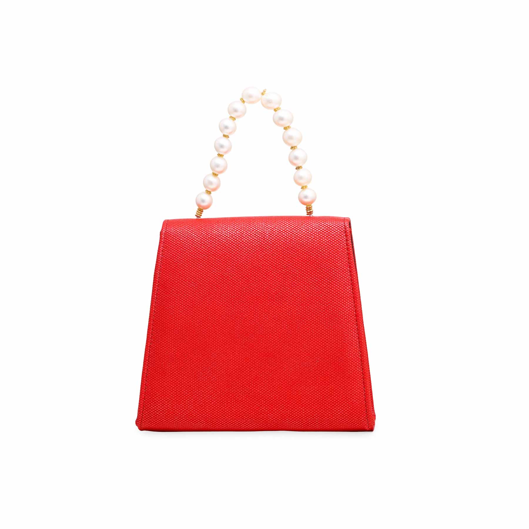 Red Casual Shoulder Bag P55607 - Image 3