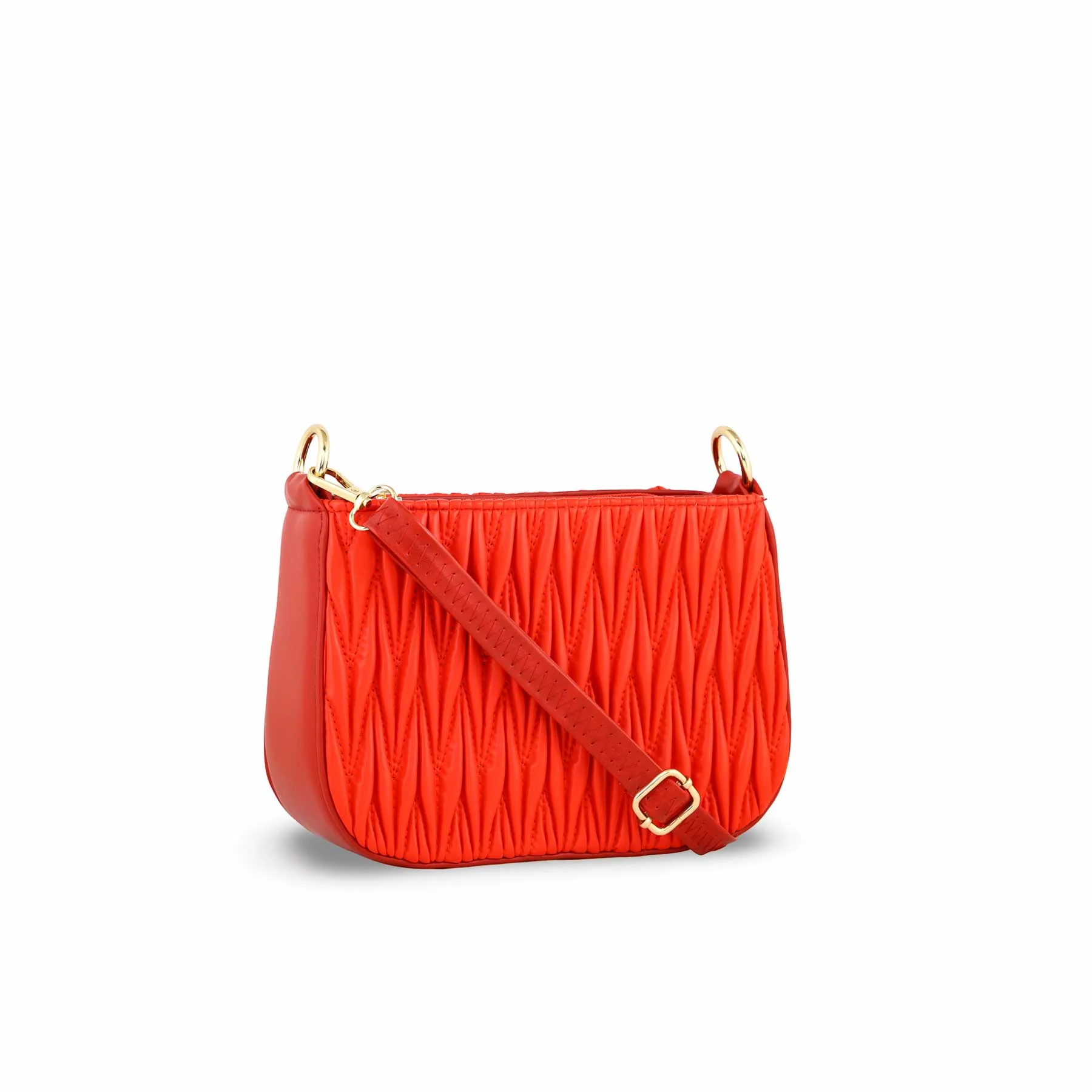 Red Casual Shoulder Bag P55689 - Image 3