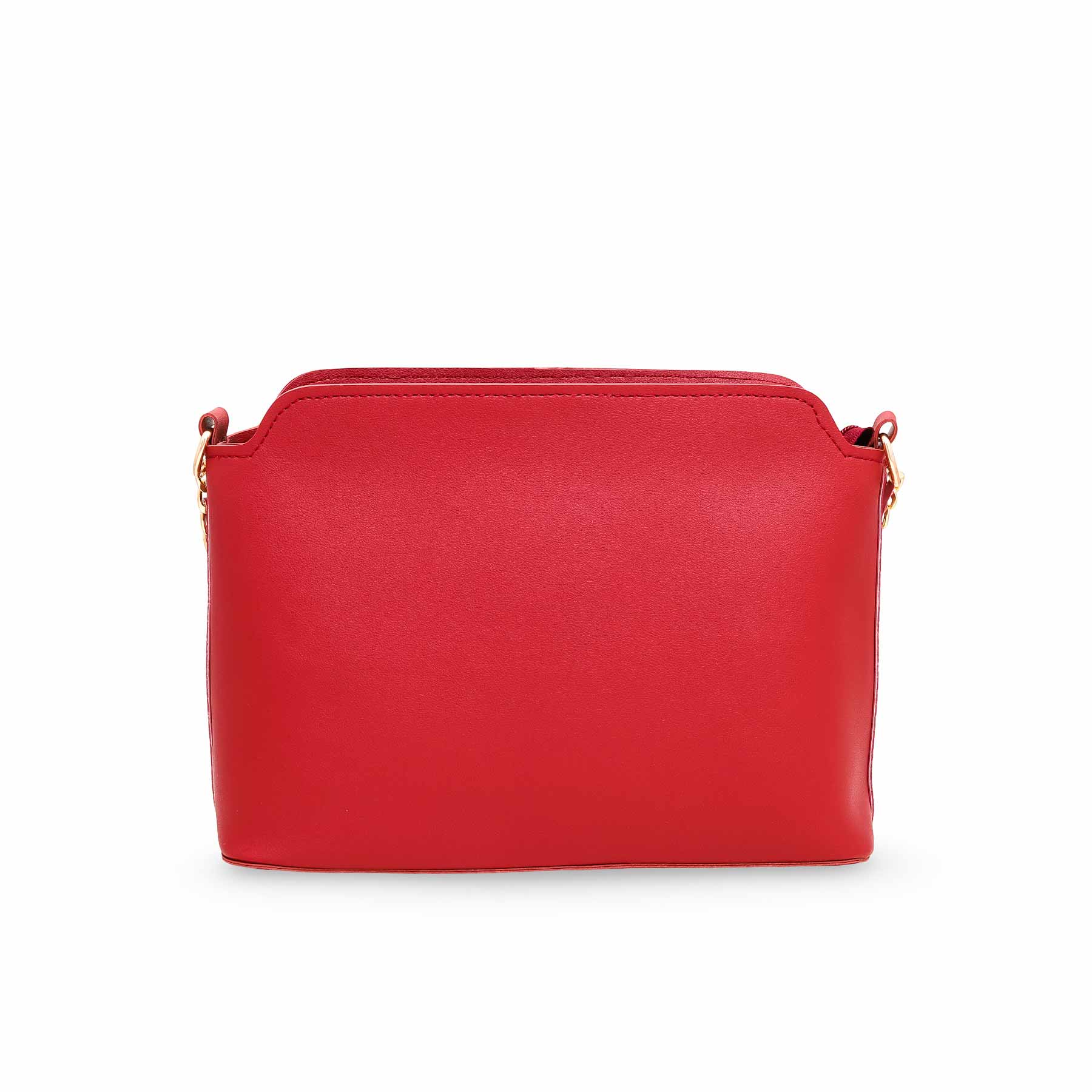 Red Casual Shoulder Bag P56083 - Image 3
