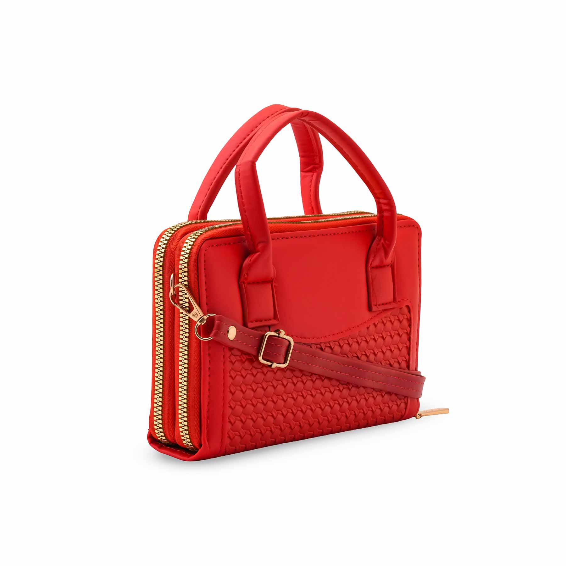 Red Casual Wallet For Ladies P36463 - Image 3