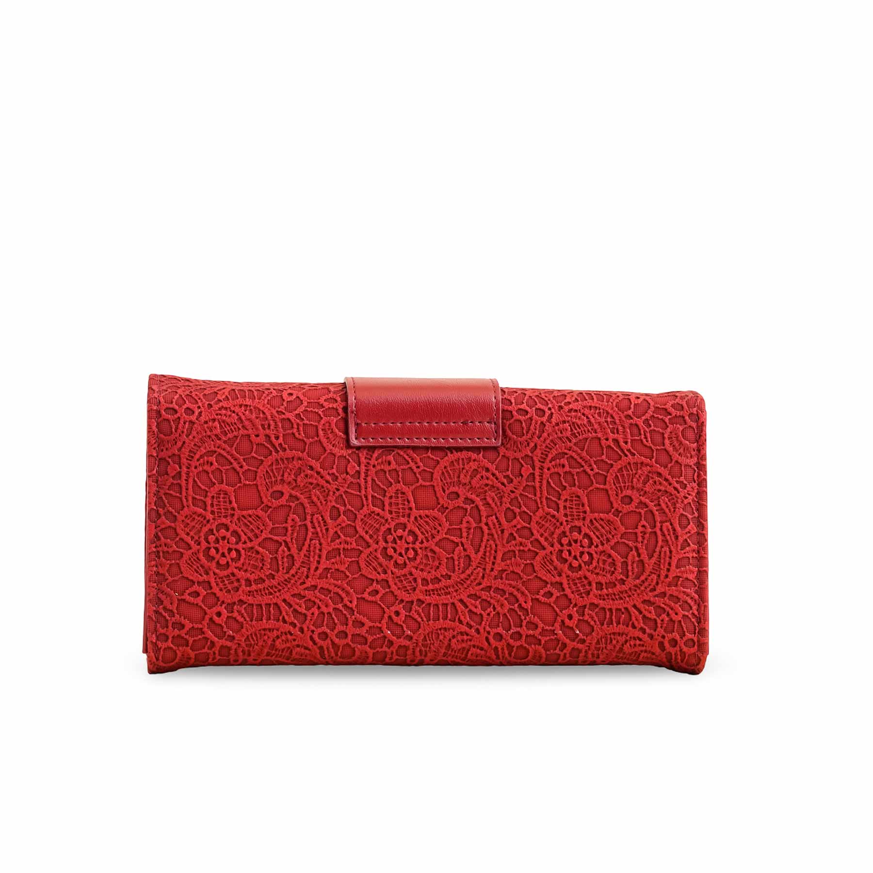 Red Casual Wallet For Women P70977 - Image 4