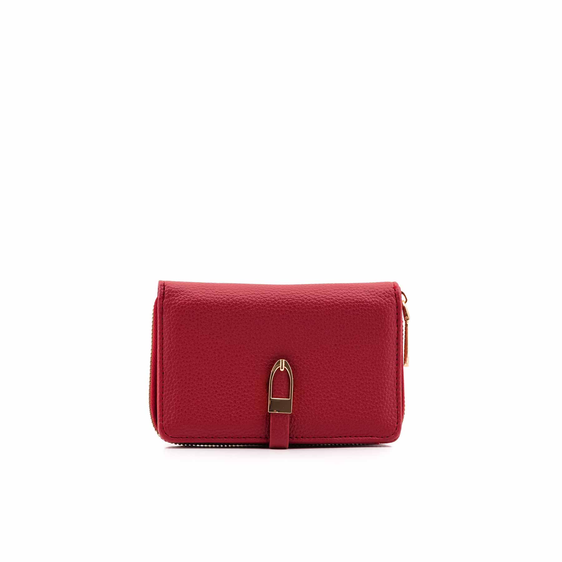 Red Casual Wallet For Women P71125 - Image 2