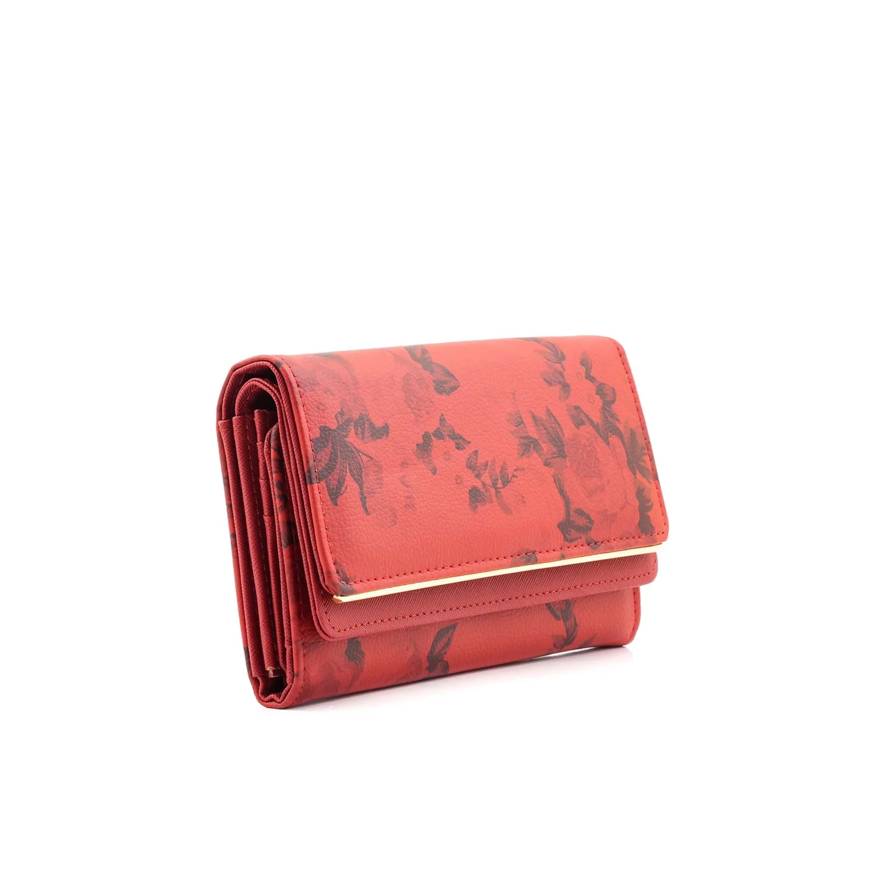 Red Casual Wallet For Women P71140 - Image 3
