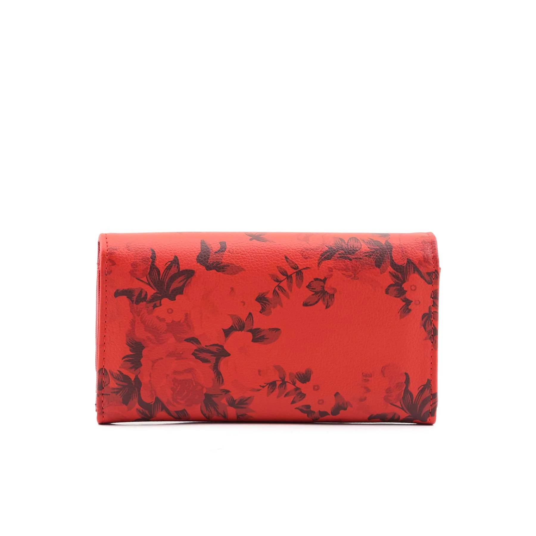 Red Casual Wallet For Women P71140 - Image 4