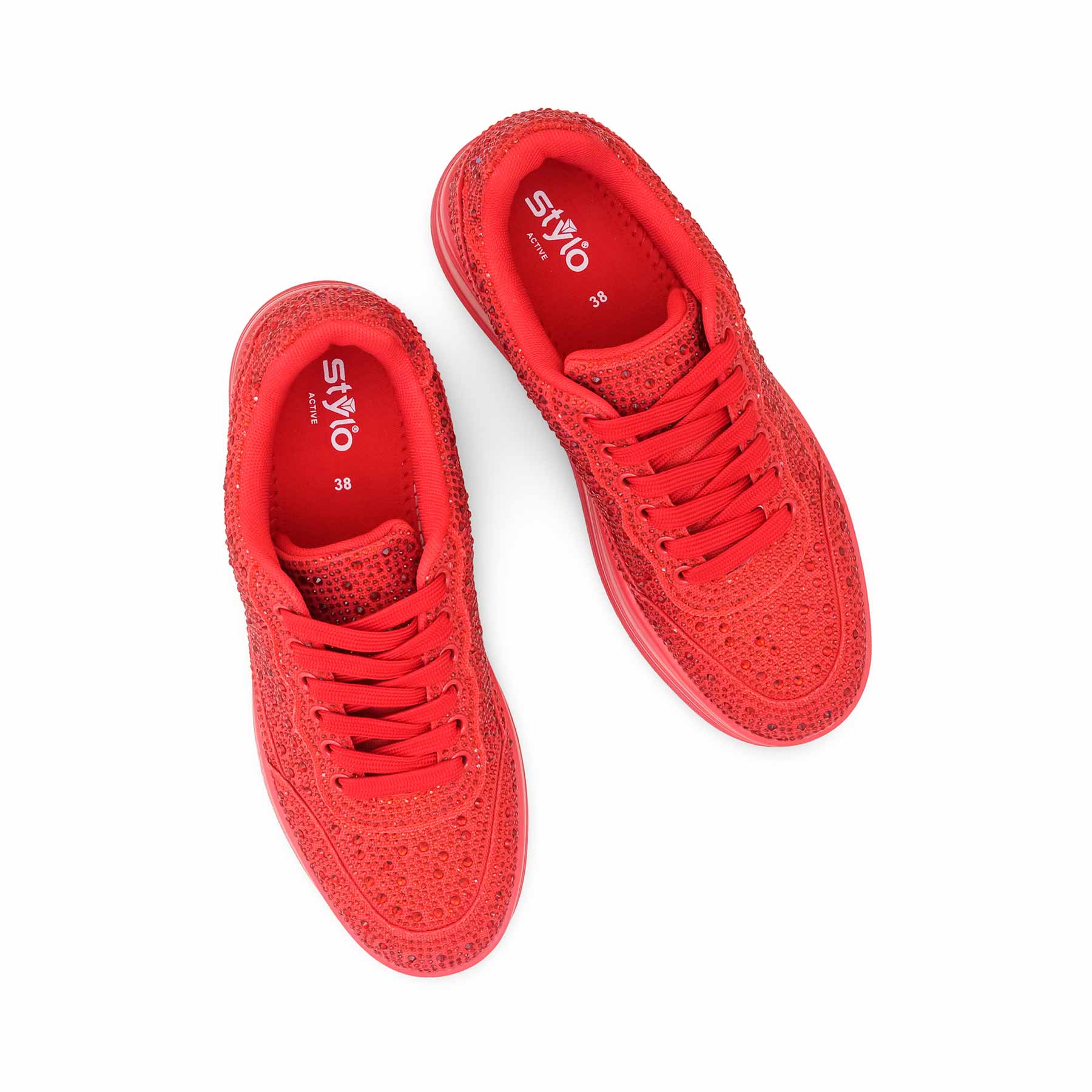 Red Casual Women Sneaker AT7452 - Image 6